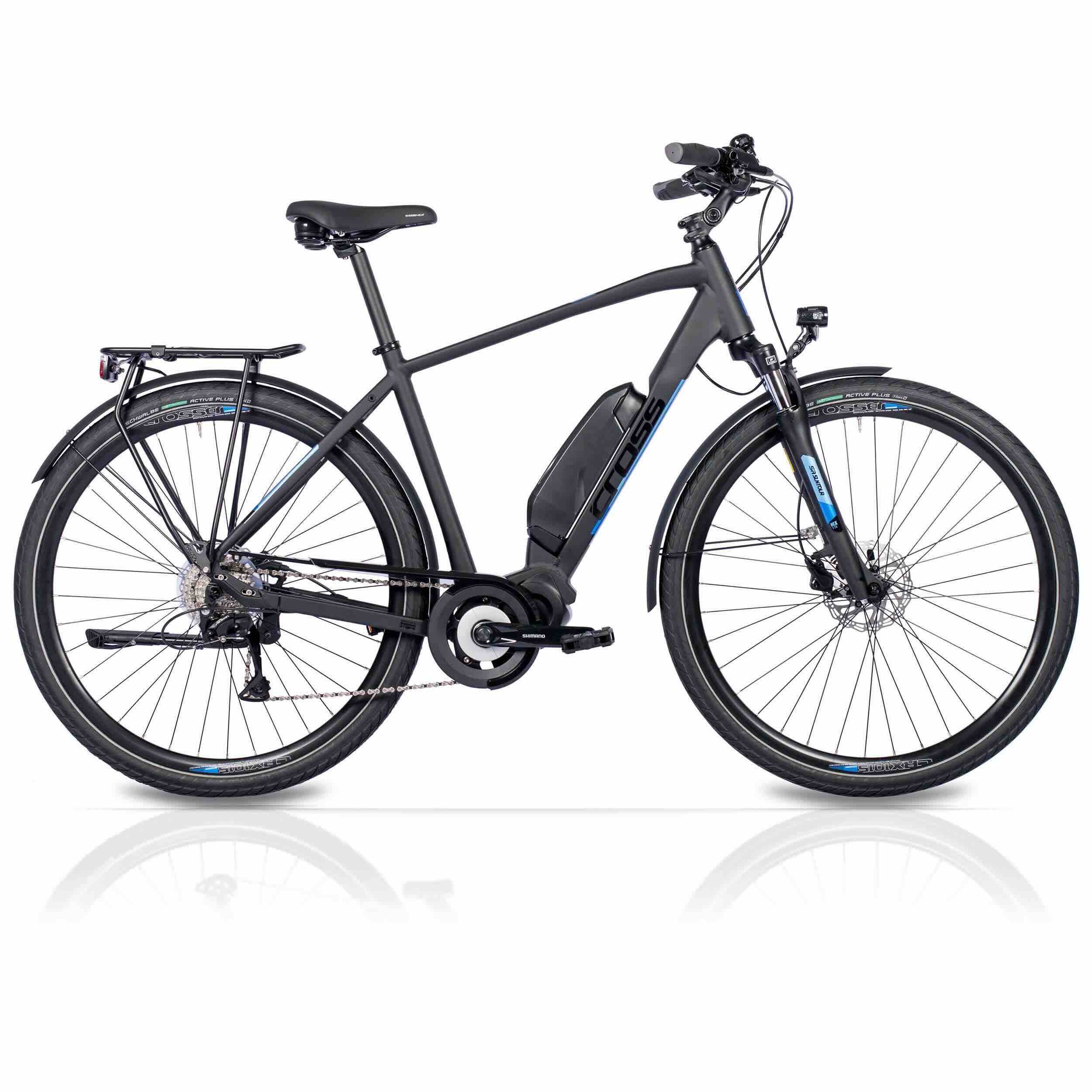 28 Zoll Herren E-Bike Trekking Fahrrad V-TRON SHIMANO STEPS E-5000 418 Wh 9 x GANG SHIMANO RD-T3000