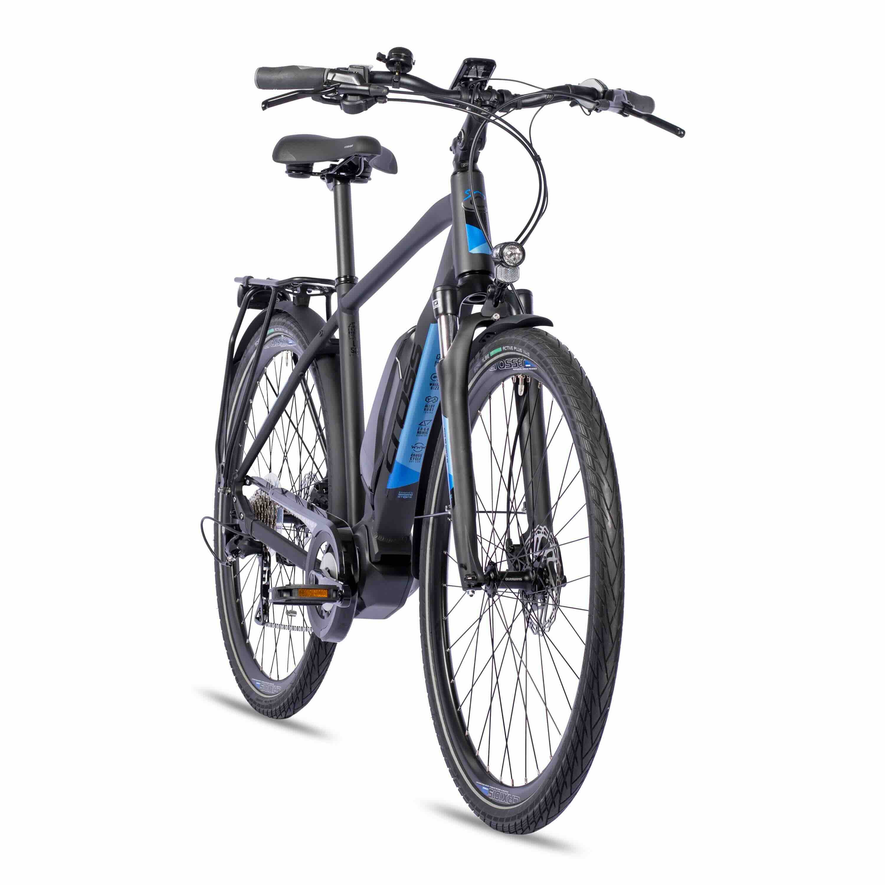 28 Zoll Herren E-Bike Trekking Fahrrad V-TRON SHIMANO STEPS E-5000 418 Wh 9 x GANG SHIMANO RD-T3000