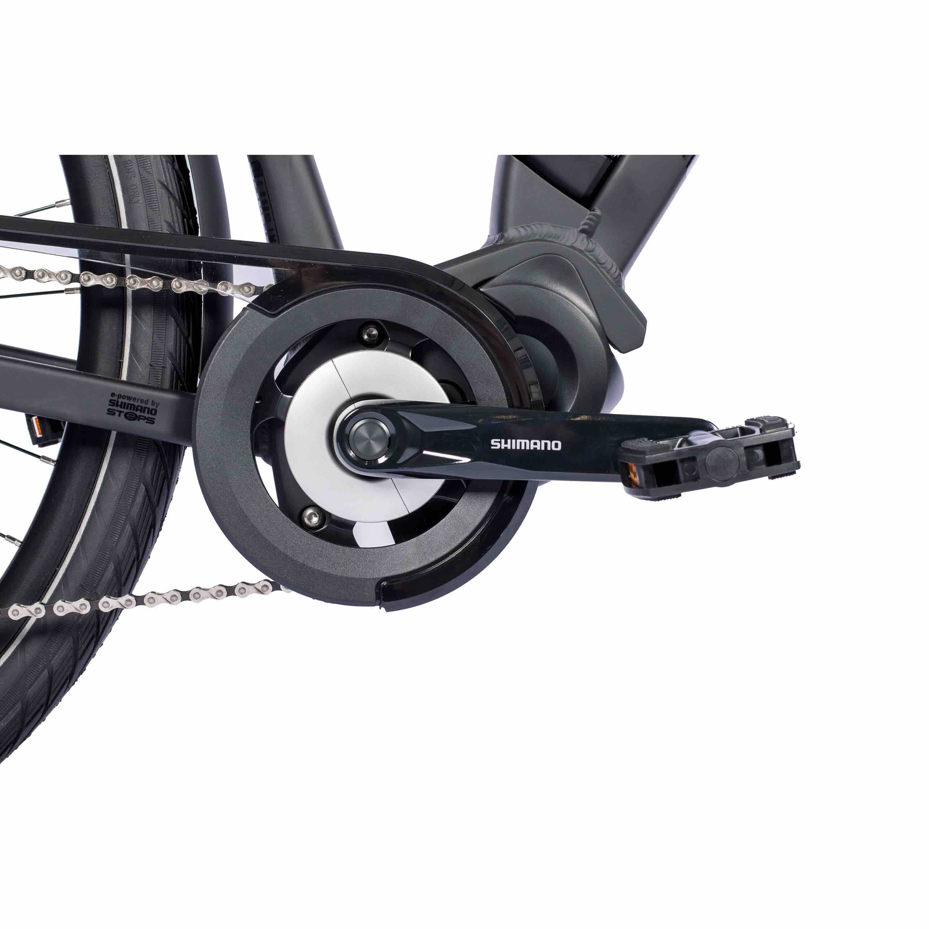 28" Herren E-Bike Trekking Fahrrad V-TRON SHIMANO STEPS E-5000 418 Wh 9 x GANG SHIMANO RD-T3000 - B-WARE