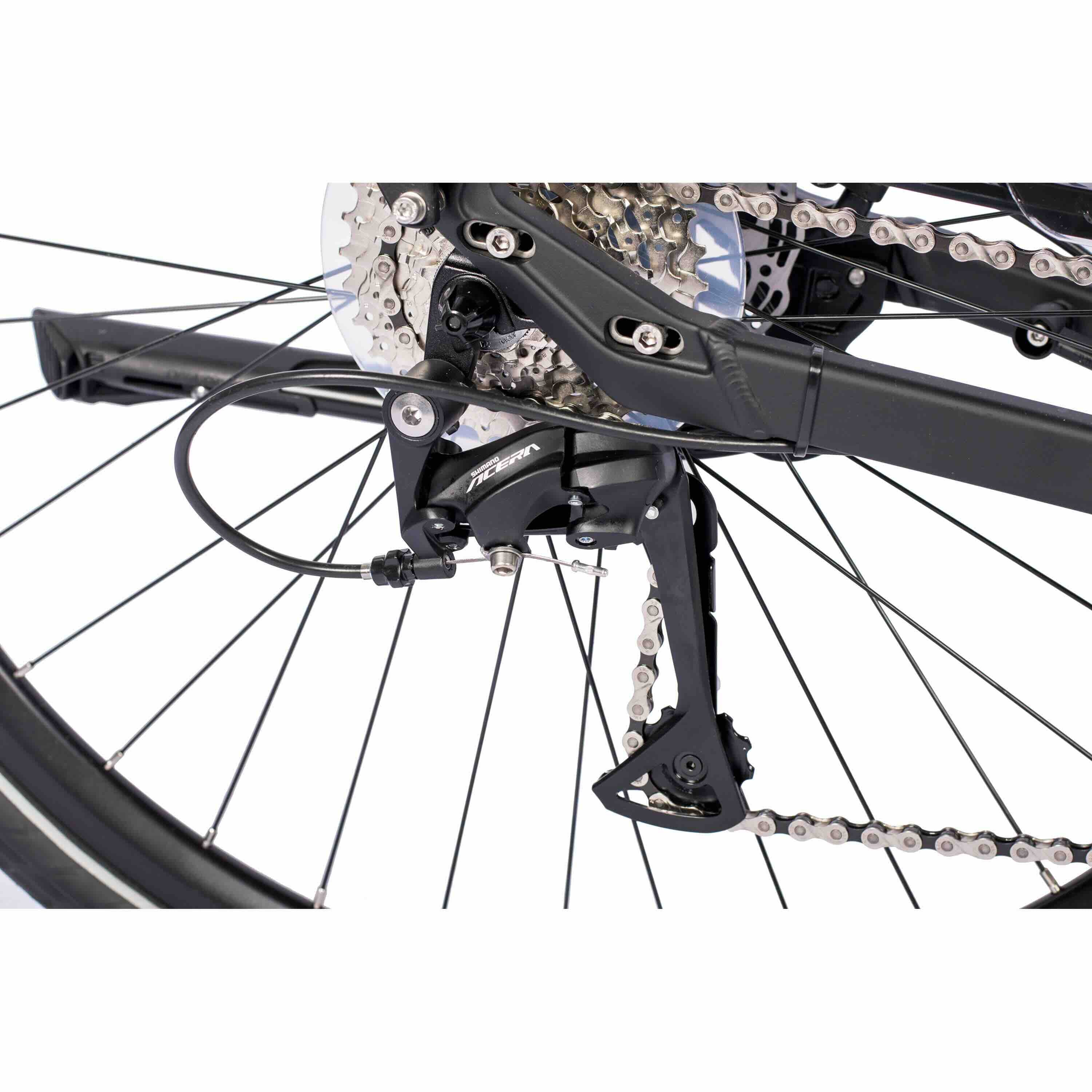 28 Zoll Herren E-Bike Trekking Fahrrad V-TRON SHIMANO STEPS E-5000 418 Wh 9 x GANG SHIMANO RD-T3000