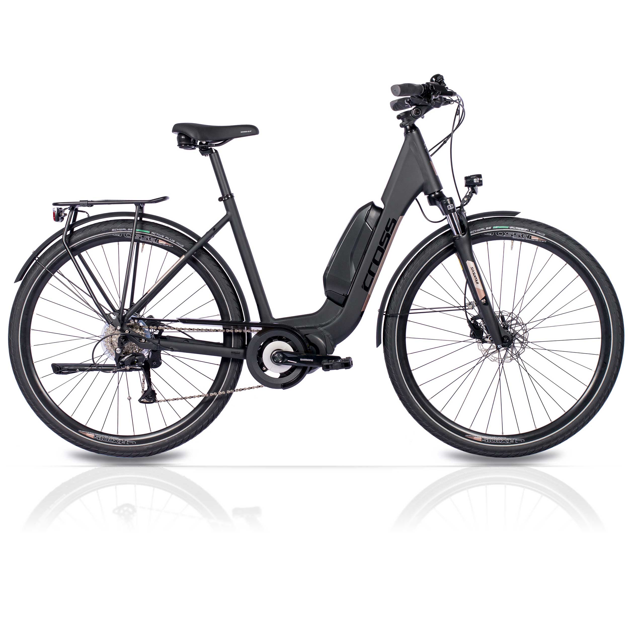 28" Bicicleta eléctrica de trekking LS WAVE V-TRON SHIMANO STEPS E-5000 418 Wh 9 velocidades SHIMANO RD-T3000SGS