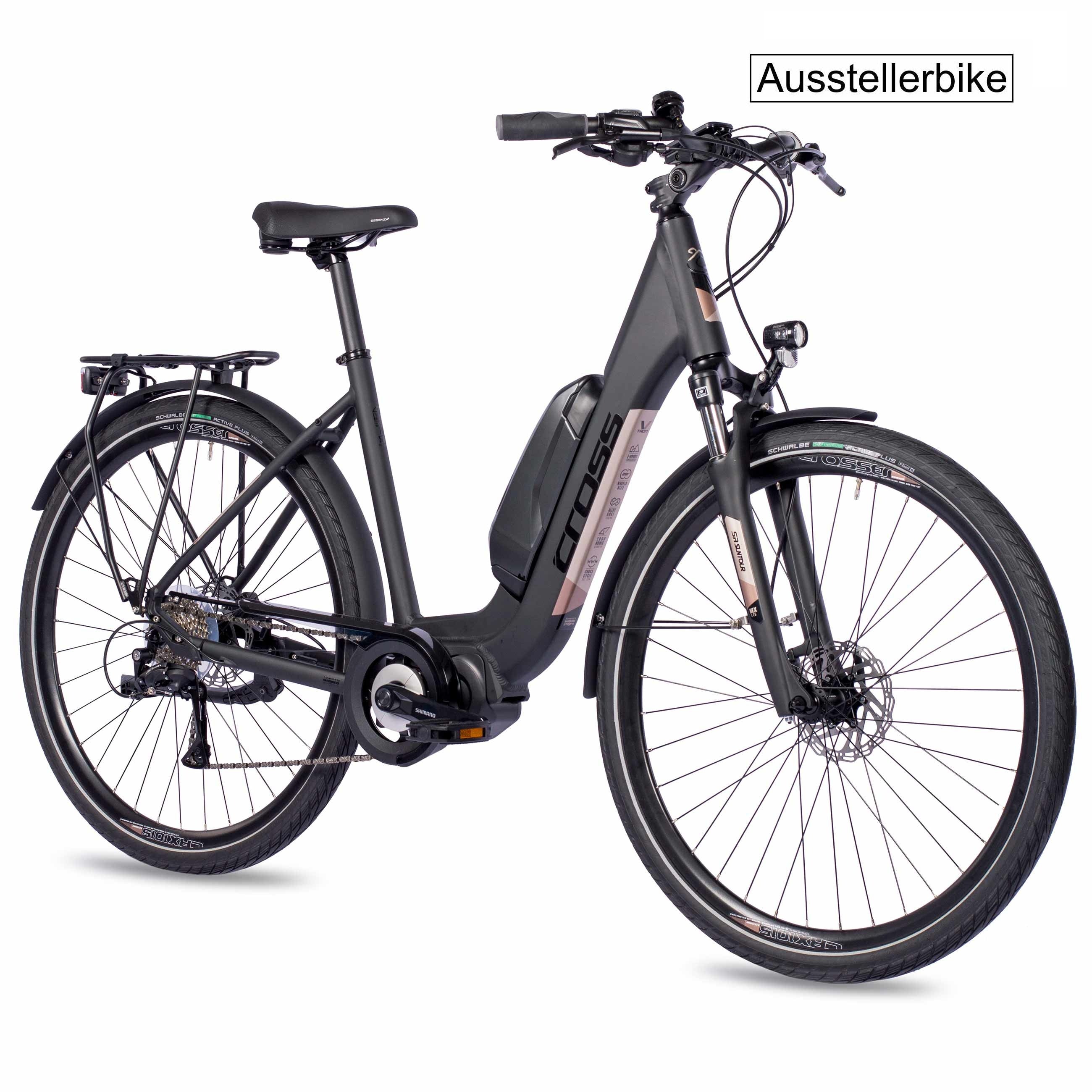 28 inch e-bike trekking bicycle LS Wave V-Tron Shimano StеPS E-5000 418 Wh 9 Gang Shimano RD-T3000SGS