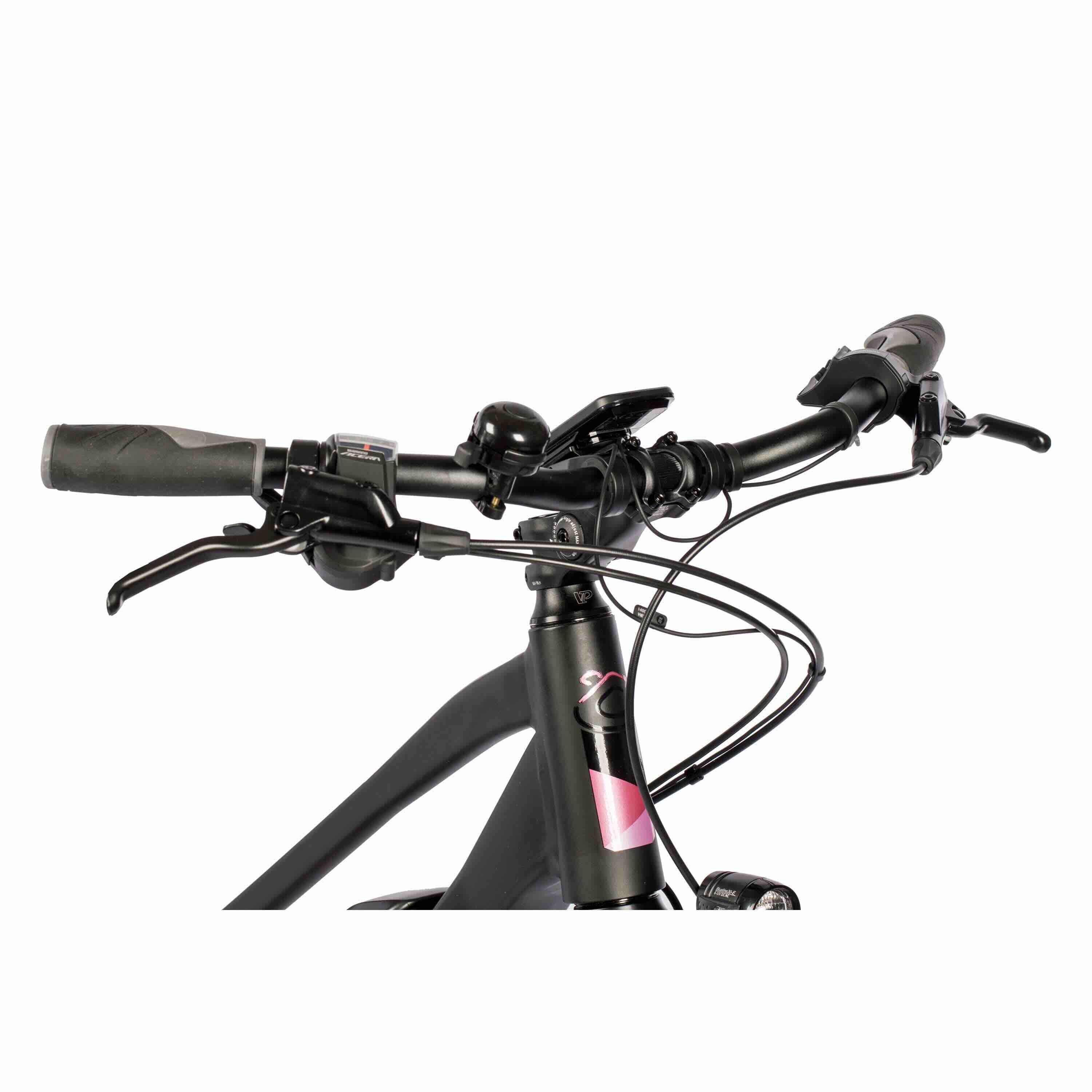 28" Damen E-Bike Trekking Fahrrad V-TRON SHIMANO STEPS E-5000 418 Wh 9 x GANG SHIMANO RD-T3000
