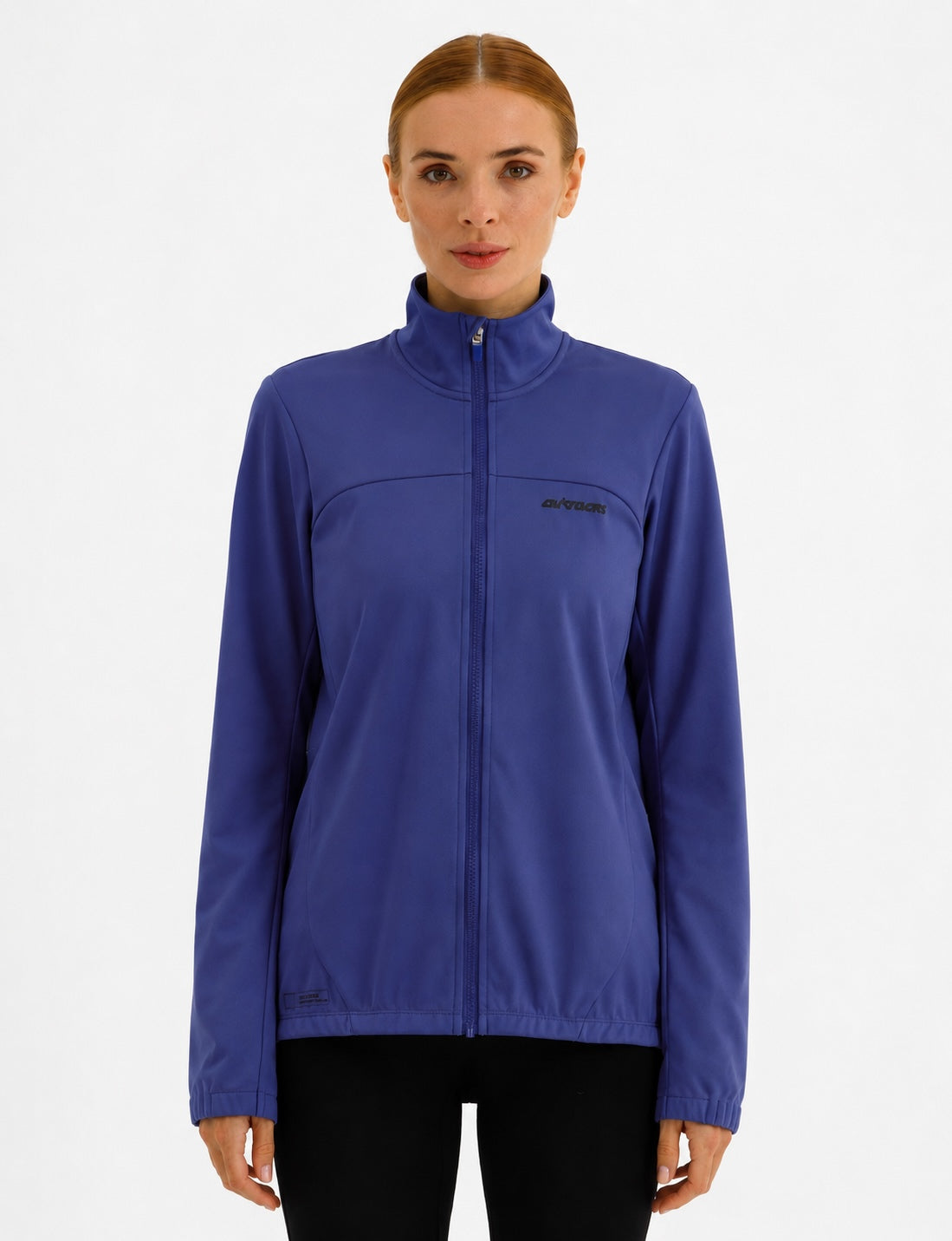 Veste d'hiver femme pour vélo Softshell Thermique Ligne Advance Bleu