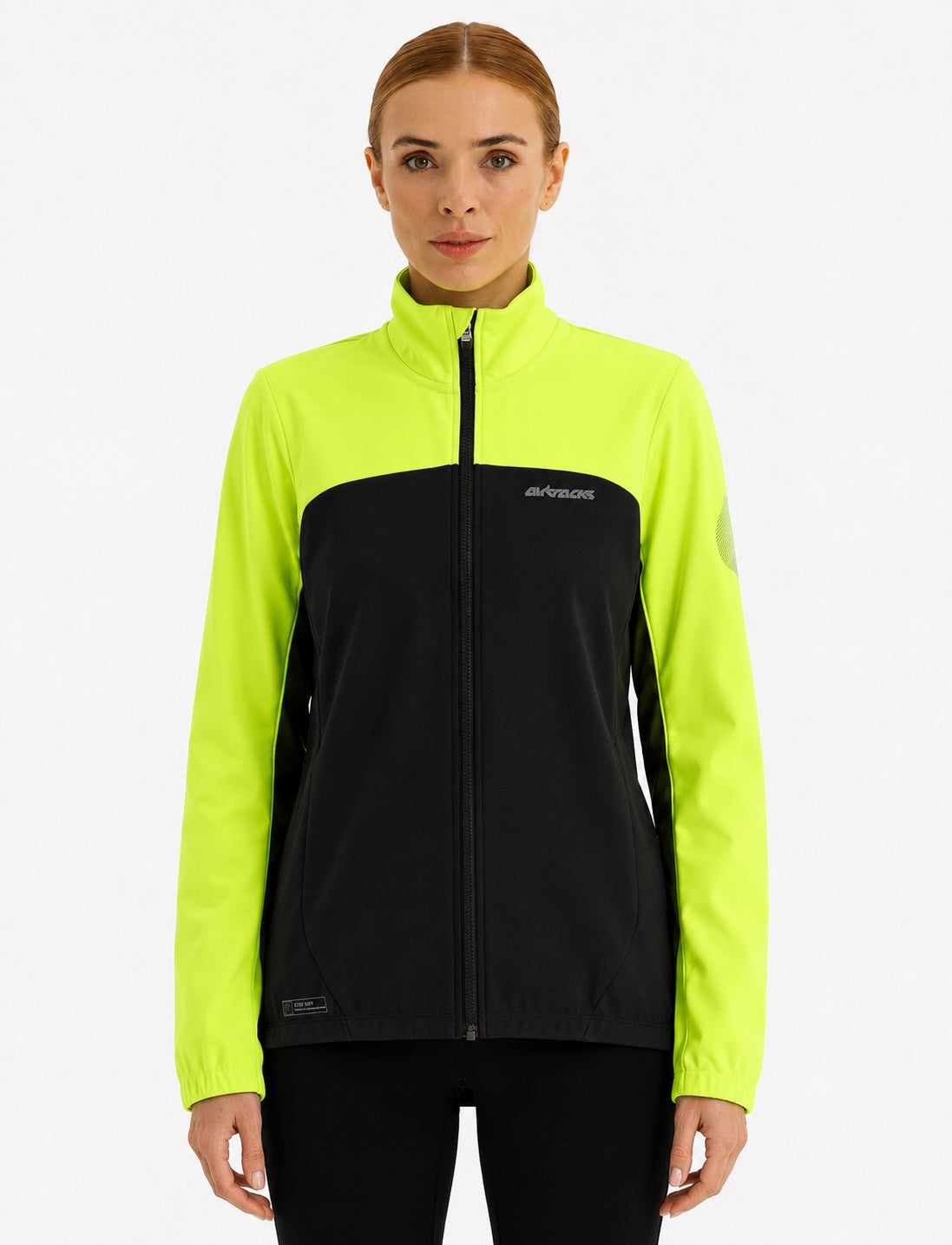 Chaqueta de invierno para mujer Softshell Thermoradjacke Línea Advance Gris Neón