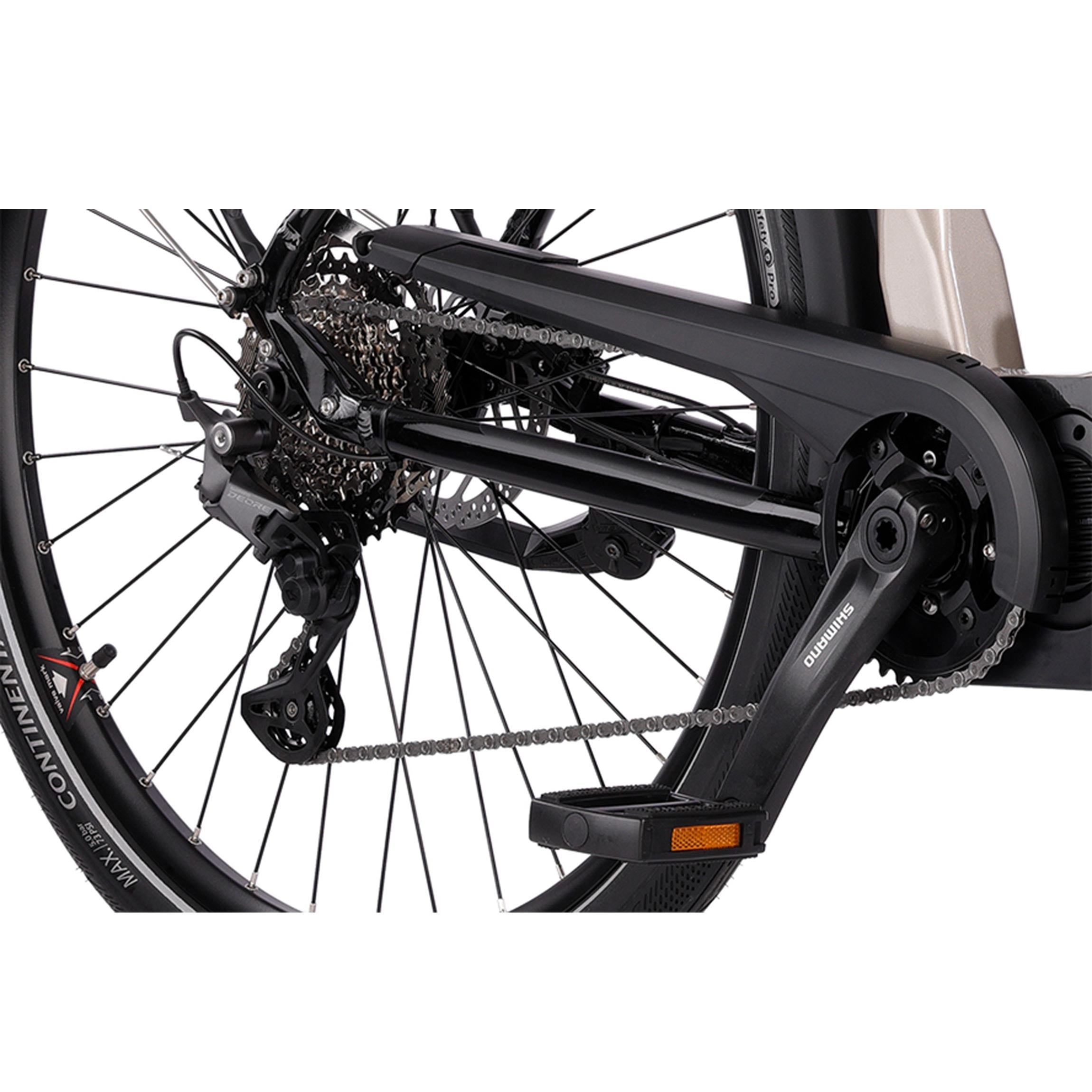 28" E-Bike Herren Trekking Fahrrad e-TOURING 12.8 City Bike SHIMANO STEPS E 7000 504 Wh 10 x Gang SHIMANO DEORE RD-M5130 SGS