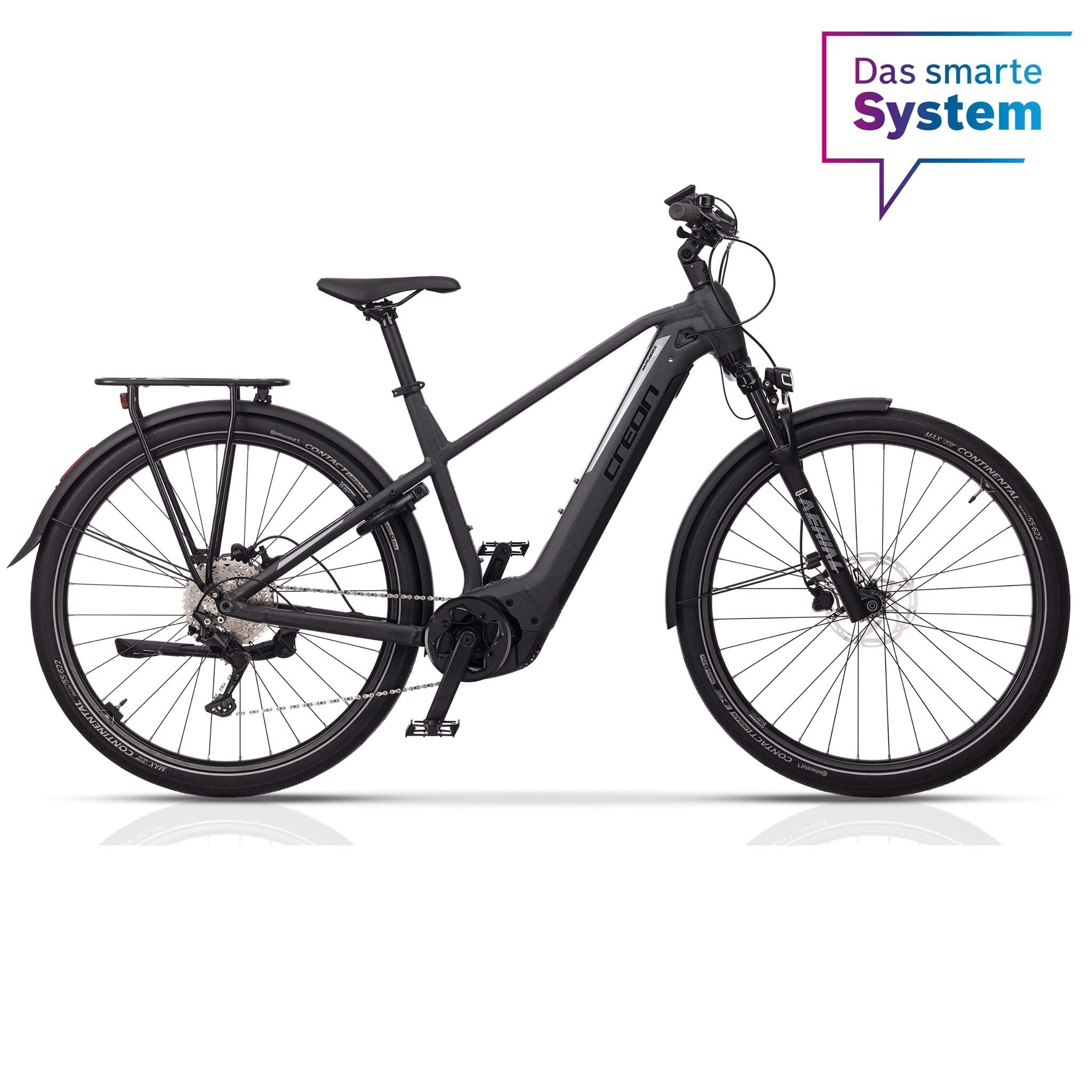 28" Herren E-Bike Trekking Fahrrad MAVERIX TR5 BOSCH Performance Line CX Smart System POWERTUBE 750 Wh 11s SHIMANO DEORE RD-M5120 SGS