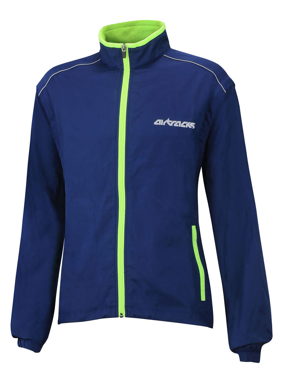Fahrradjacke Laufjacke Air Pro Navy Blau XL | Fahrradweste | Laufjacke | Laufweste Herren | Damen winddicht | wasserabweisend | atmungsaktiv