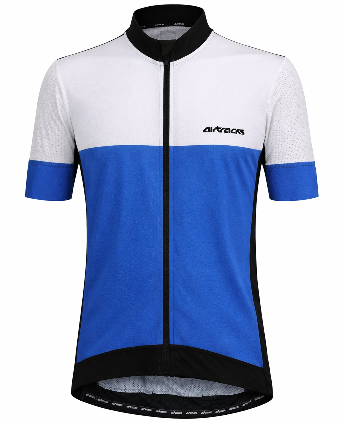 Maglia da bicicletta maschile corta -maglia per biciclette per maniche per squadra Blue White