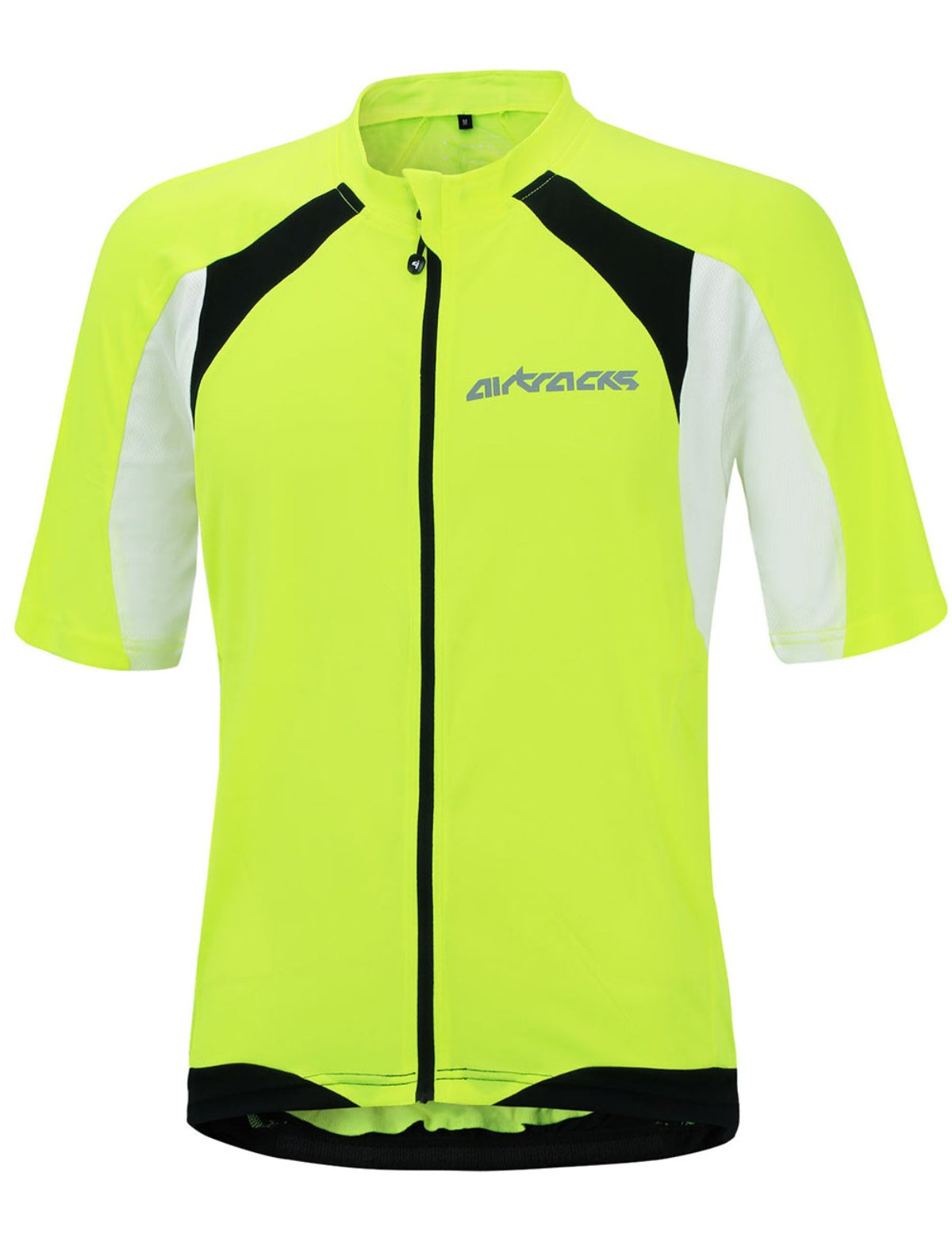 Funktions Fahrradtrikot Pro T Kurzarm Schwarz Neon M