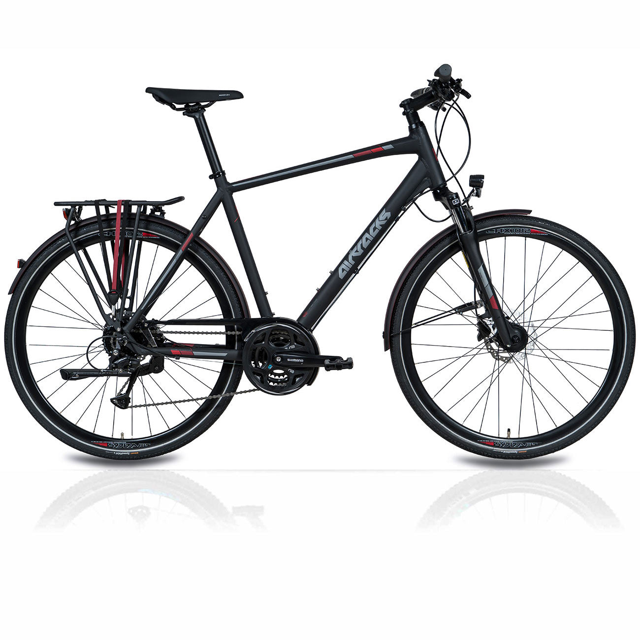 ks cycling trekkingrad herren 28 norfolk 24 gang schwarz Airtracks 28 Zoll Herren Trekking Fahrrad Trekkingrad TR.2830 Shimano Acera 24 Gang RD-T3000 Schwarz Trekkingbike City Bike Herrenfahrrad Rahmenhöhe 52 56 60 cm M L XL XXL günstig kaufen