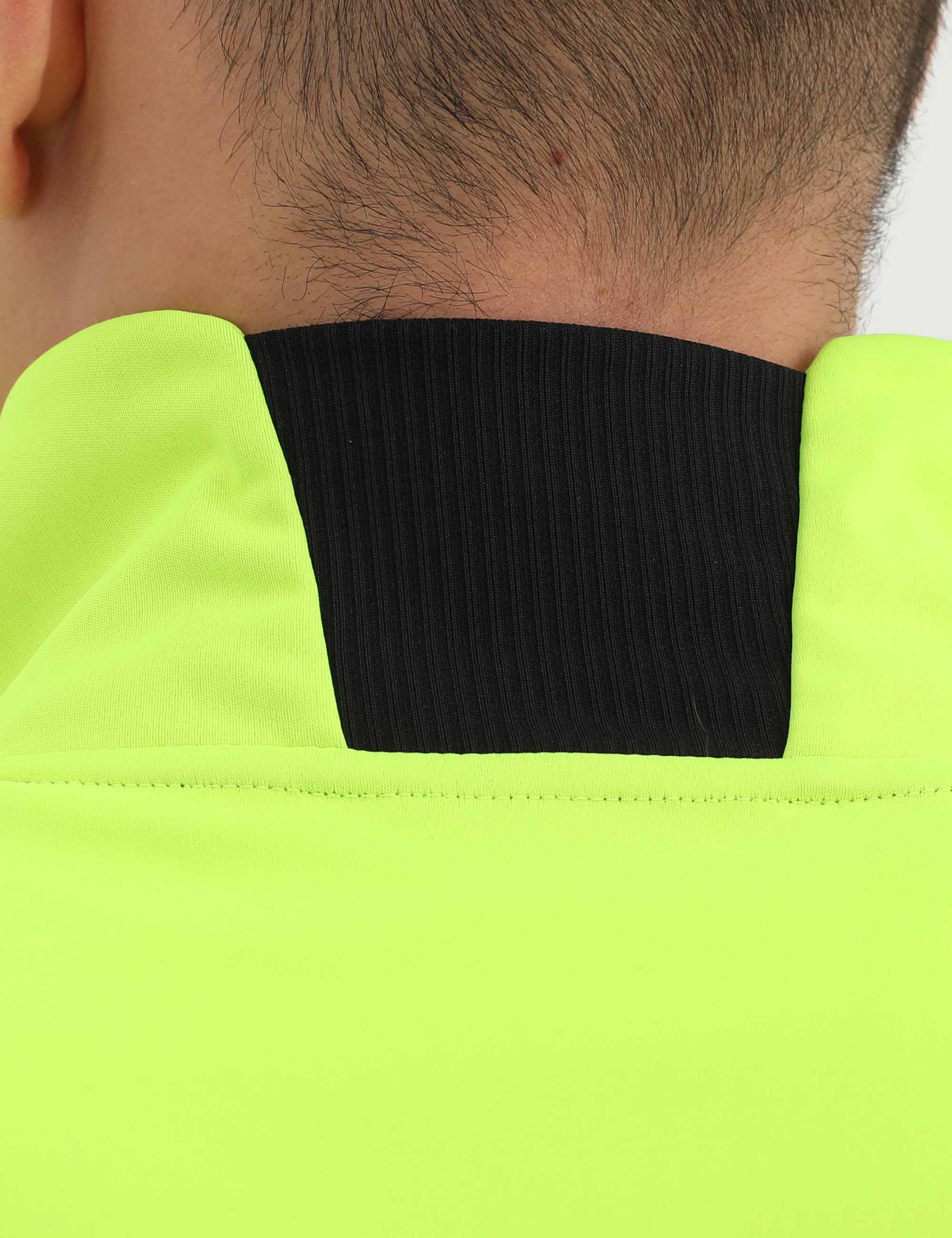 Herren Winter Fahrradjacke Softshell Thermoradjacke Advance Line Grau-Neon