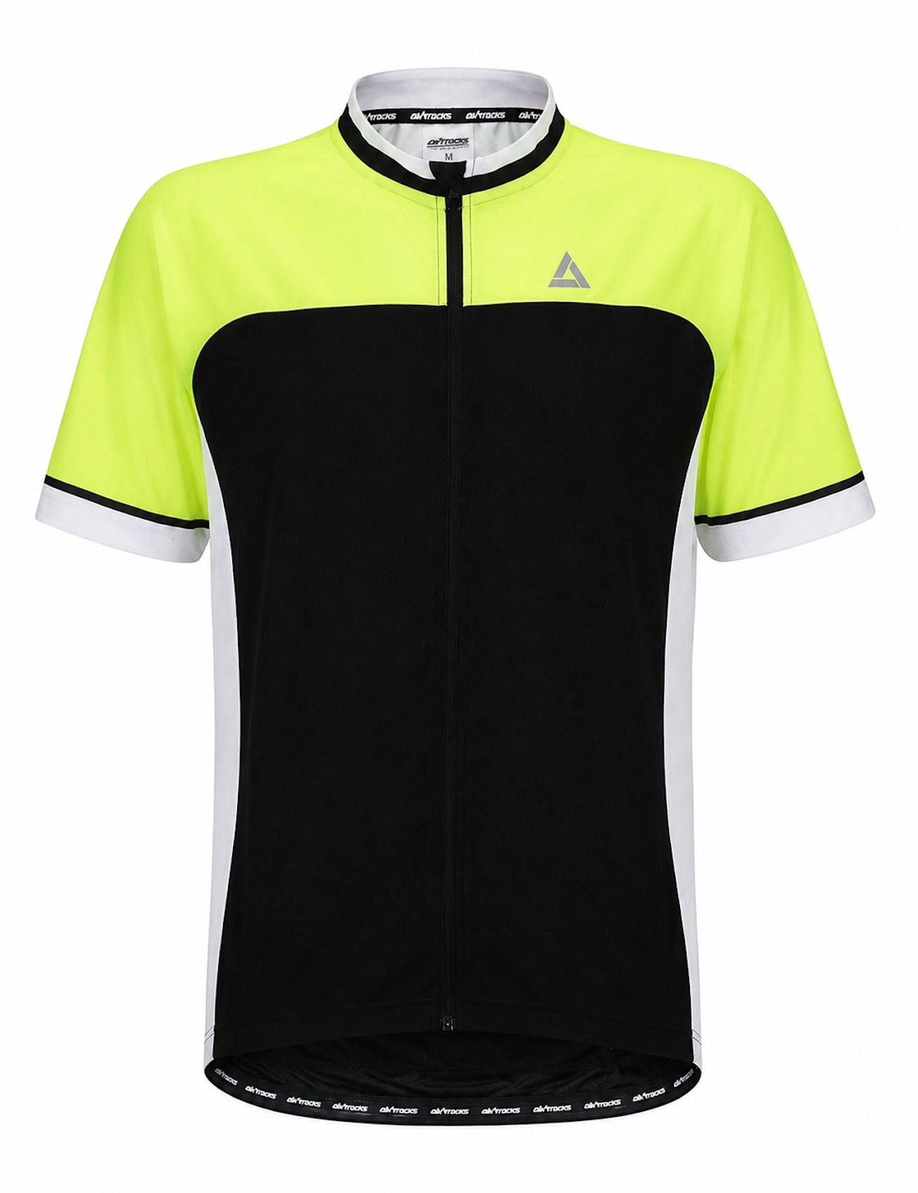 Men's bicycle jersey short arm per t II black-neon set product Setprodukt