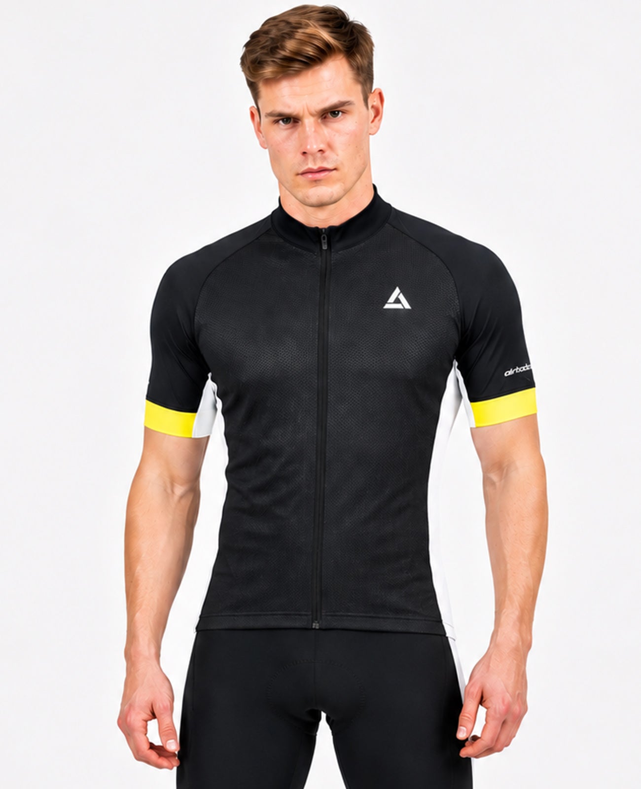 Fahrradtrikot Kurzarm Pro Line Schwarz Weiss | Radtrikot für Damen und  Herren