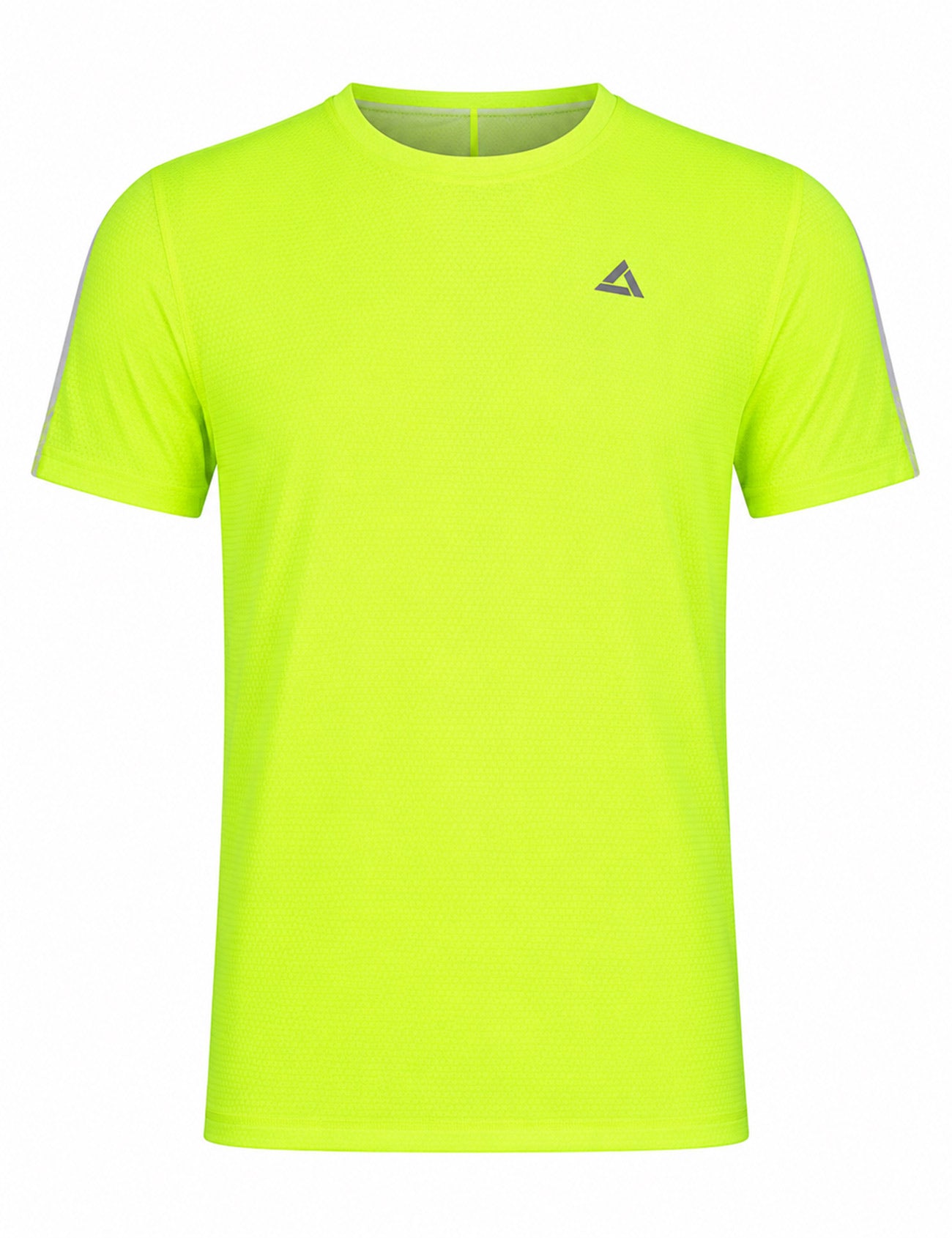 Camisa funcional Camiseta Brazo corto por línea Neon White