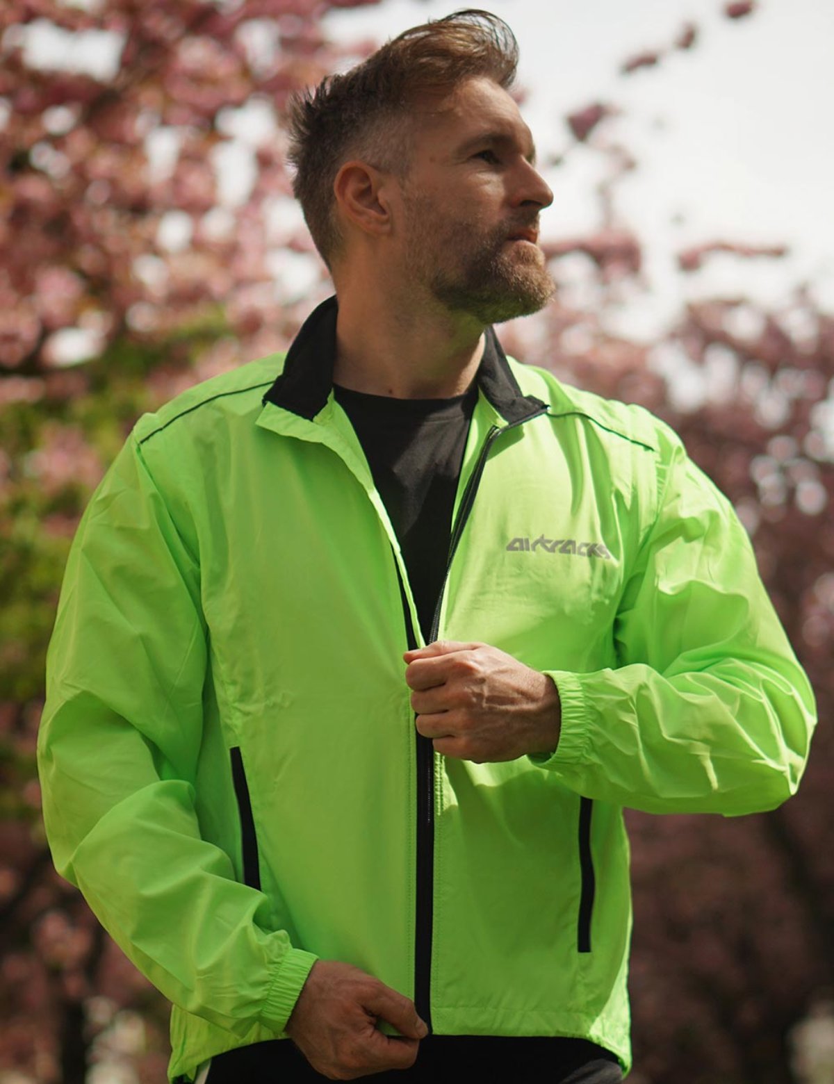 fahrradweste herren windstopper Fahrradjacke Weste Air Pro Neon M | Fahrradweste | Laufjacke | Laufweste Herren | Damen winddicht | wasserabweisend | atmungsaktiv