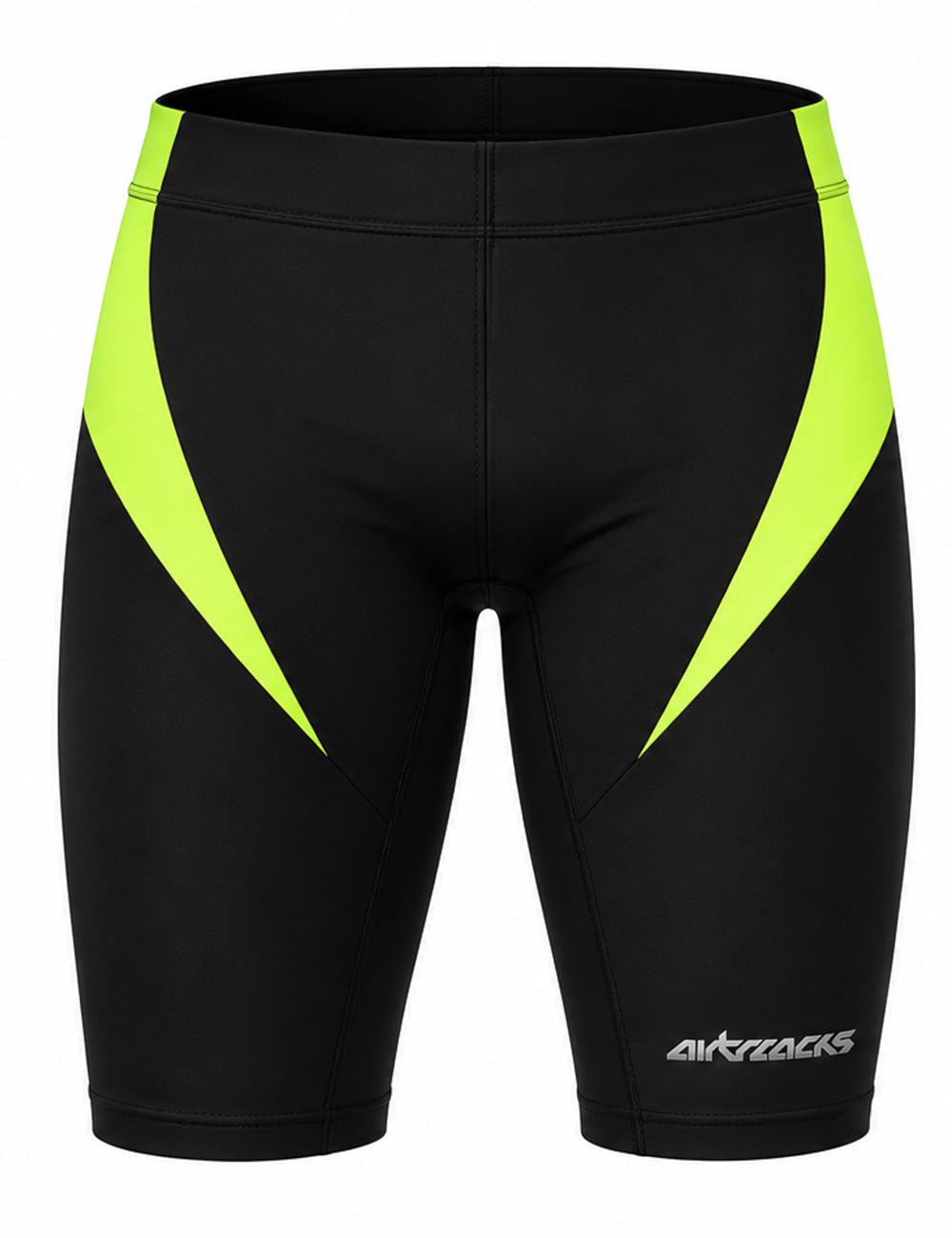 Herren Laufhose Kurz Pro Schwarz Neon