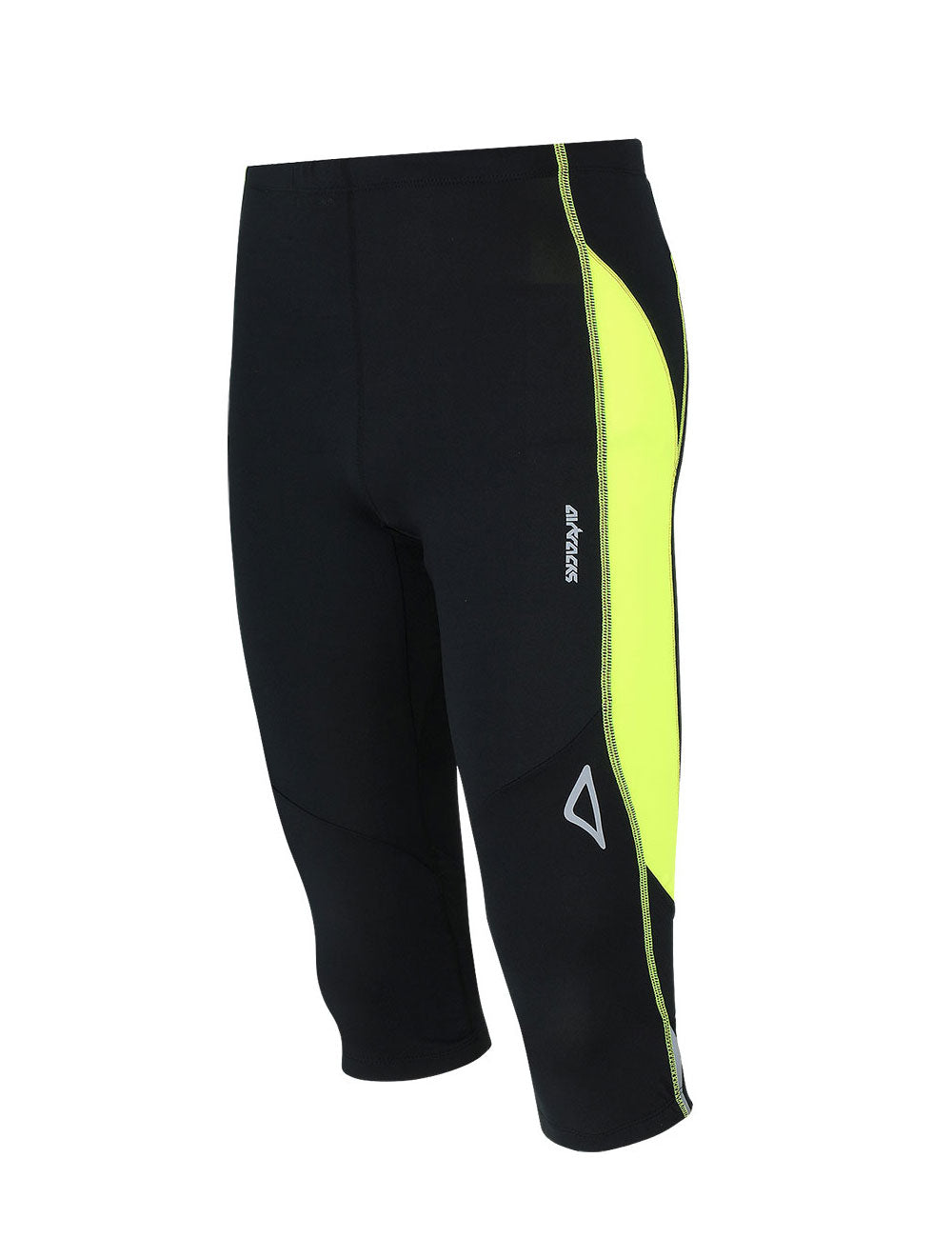 laufhose-running-tight-hose-pro-air-n-3-4-lang-herren-damen-schwarz-neon-xs-s-m-l-xl-xxl-xxxl-front