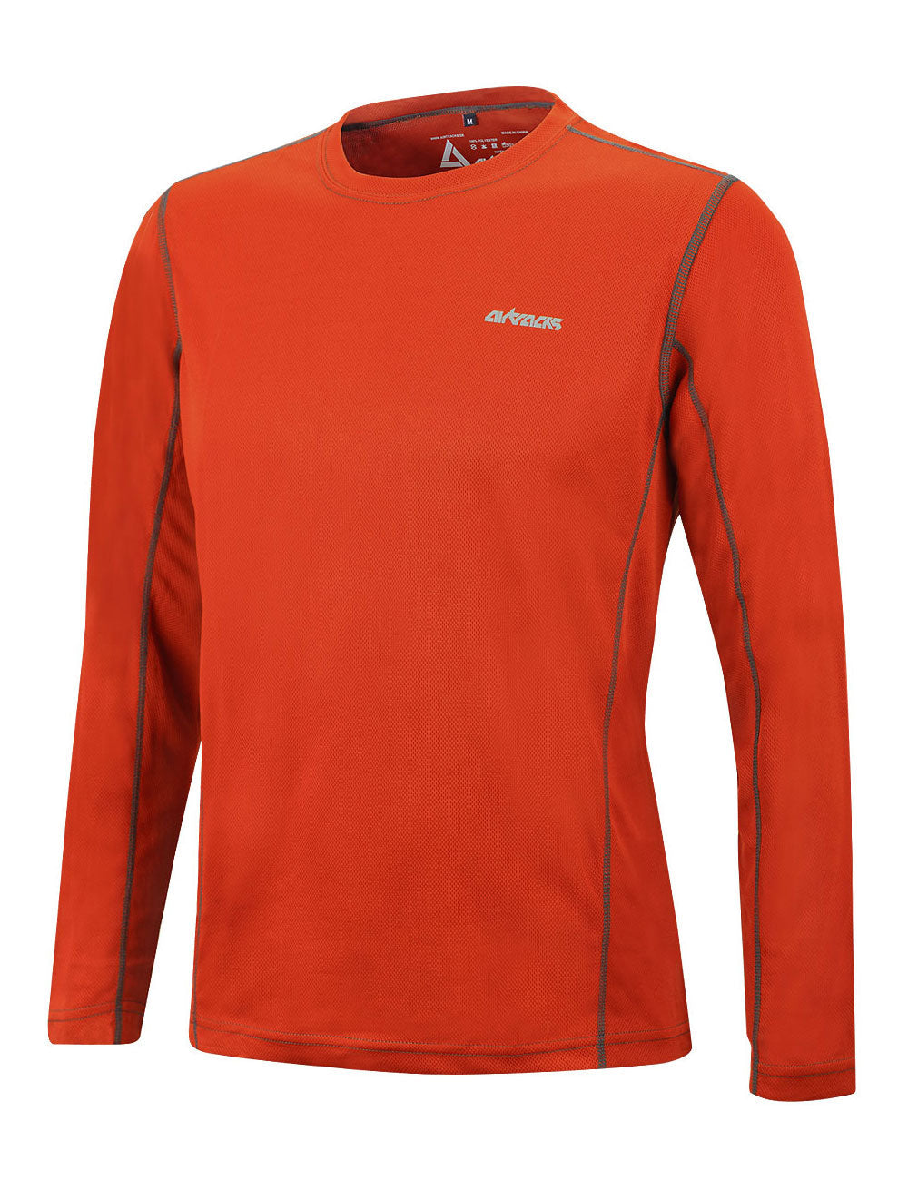 T-shirt Manches Longues Running Thermique Airtracks - Polaire Légère, Bandes Réfléchissantes, Homme/femme