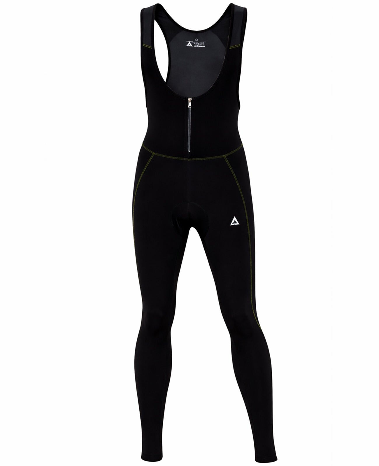 Pantaloni per biciclette termali maschili pantaloni portanti lunghi pantaloni comodo neon nero