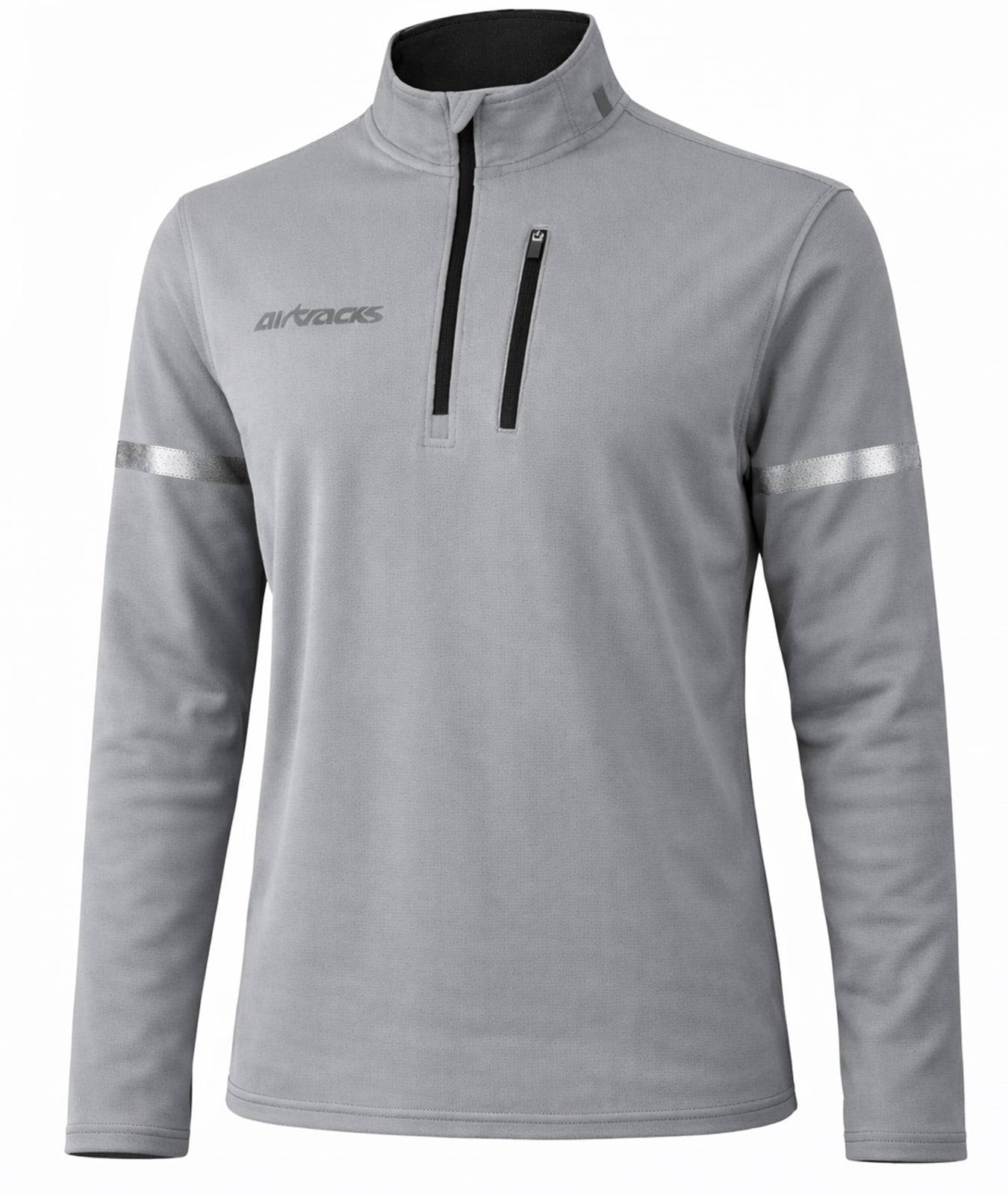 Thermo bicycle jersey - running shirt long arm gray