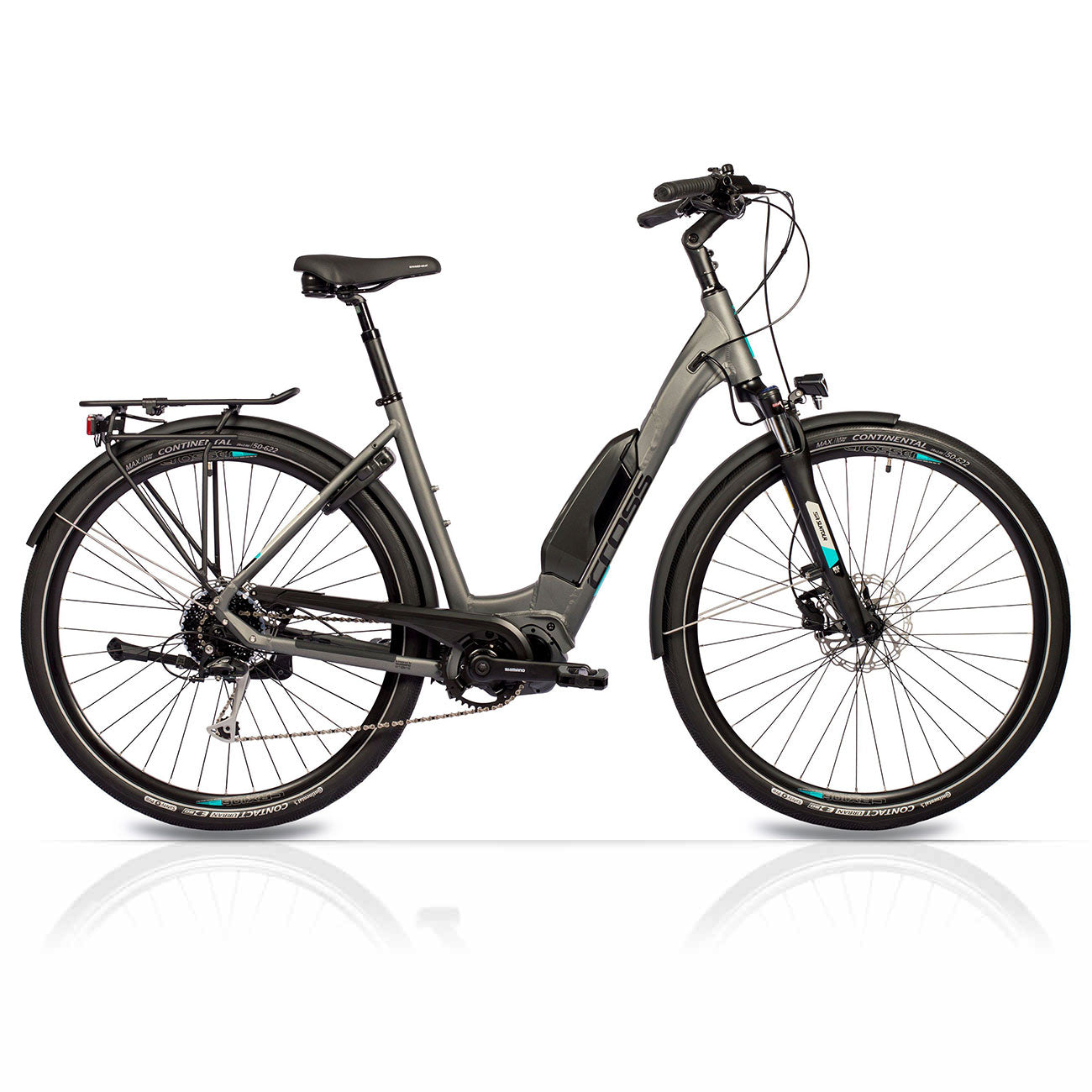 Bicycle de randonnée de vélo électrique 28 pouces LS Wave X-tron SR1 Shimano steps E-6100 504Wh 9 Gear Shimano Alivio