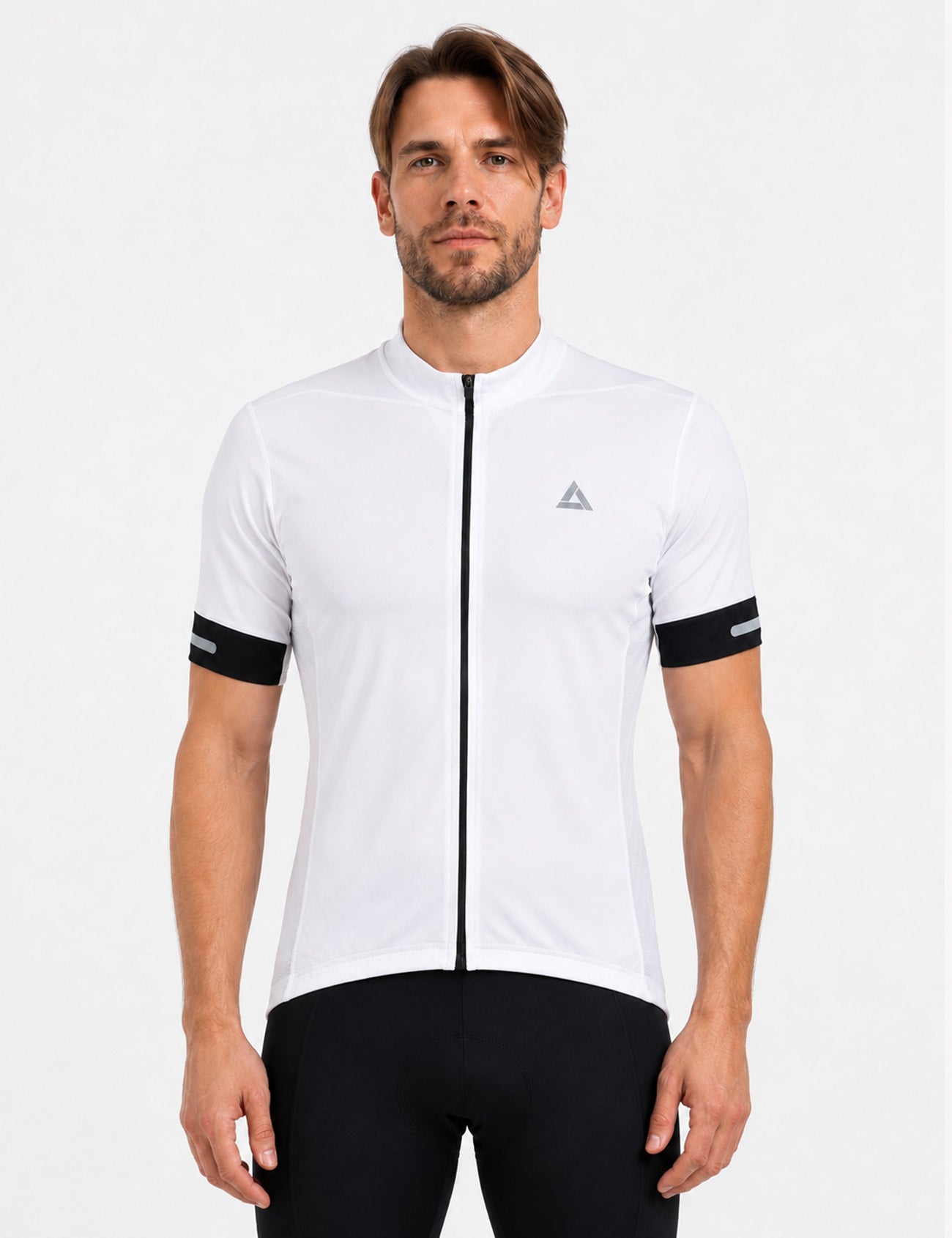 Bicycle de vélo masculin Bran court par équipe Ligne II Blanc