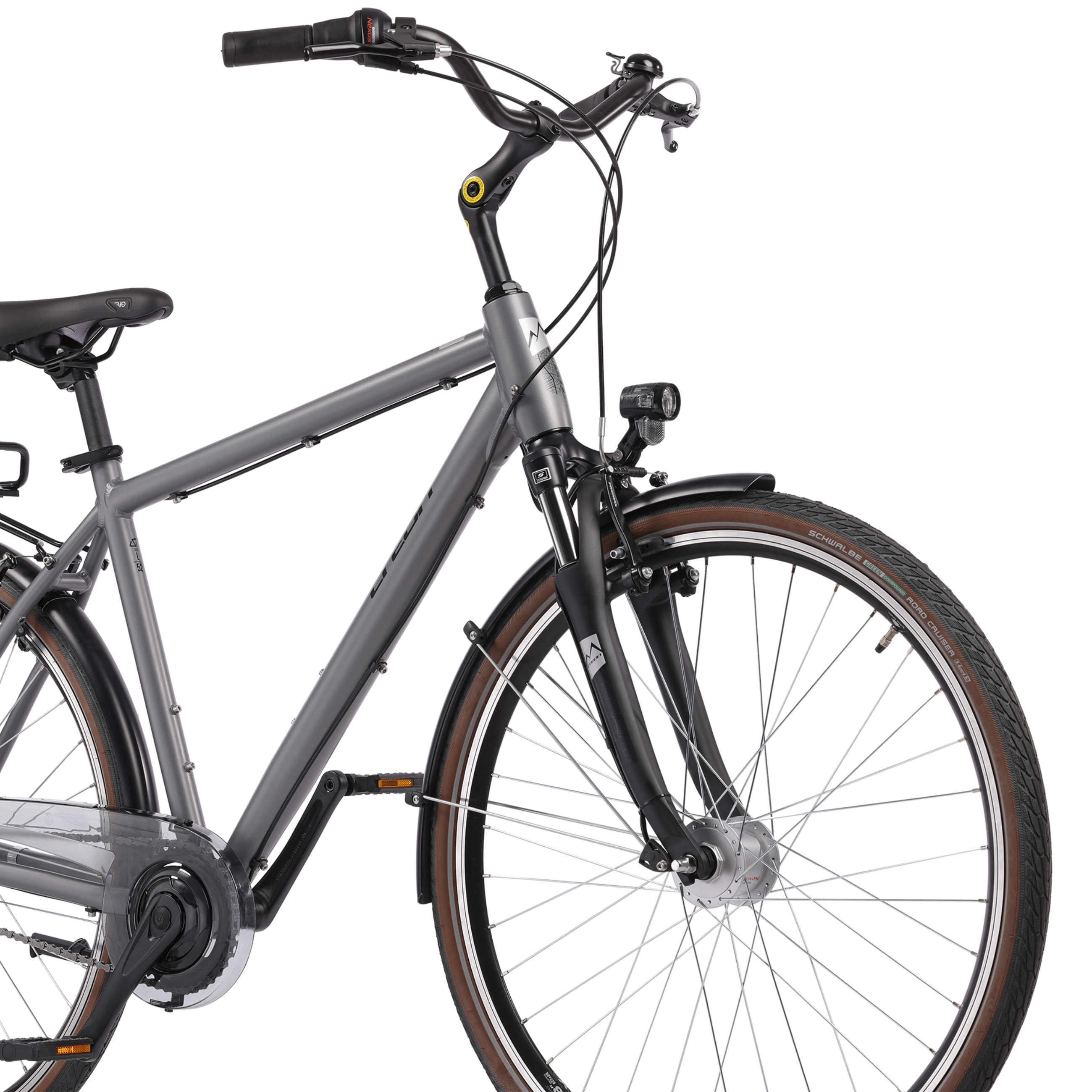 28 pulgadas Men City Bicycle CityRad Citerra SL 2 Gent City Bike Shimano Nexus 7 Pandilla con freno de renuncia