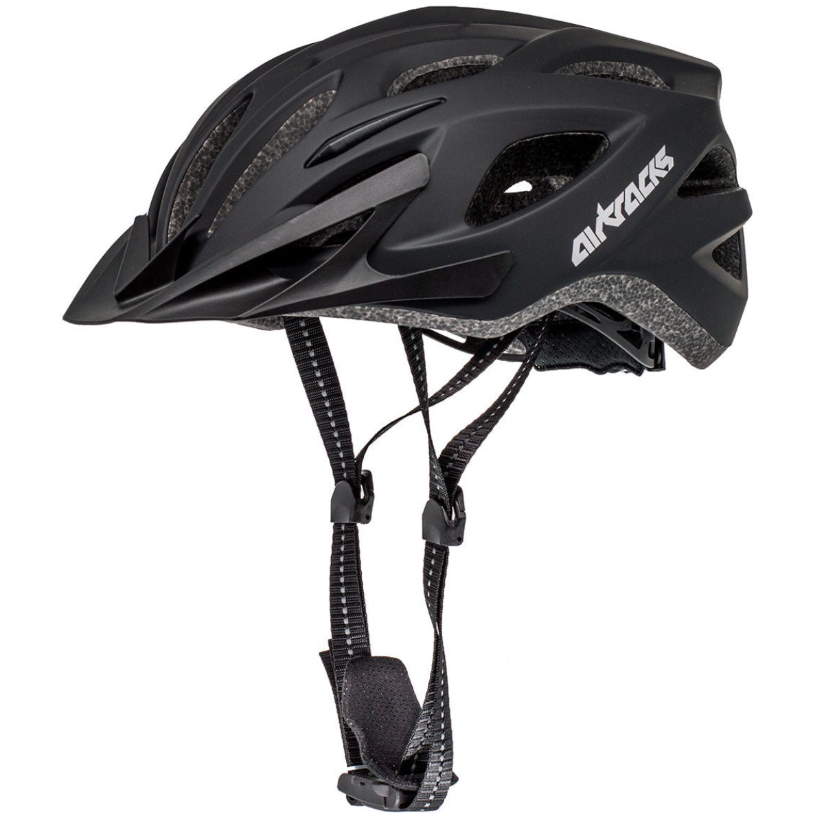 Casco de bicicleta Savage KJ -201 Black Matt - Hombres y mujeres