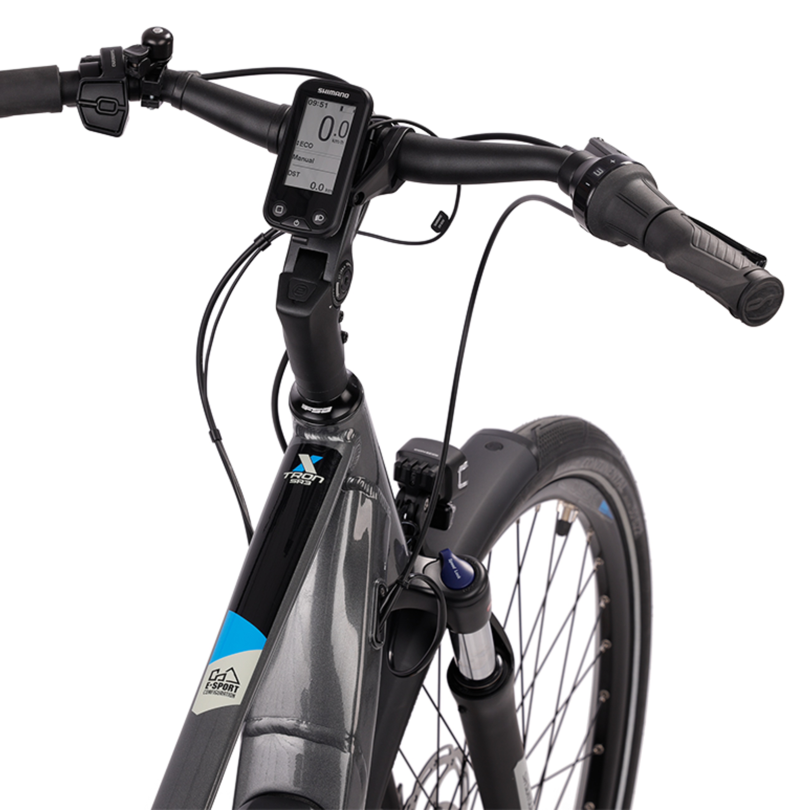 28 pollici di e-bike uomini città bicicletta x-tron sr3 shimano gradini E-5000 418wh 5 marcia shimano nexus interio