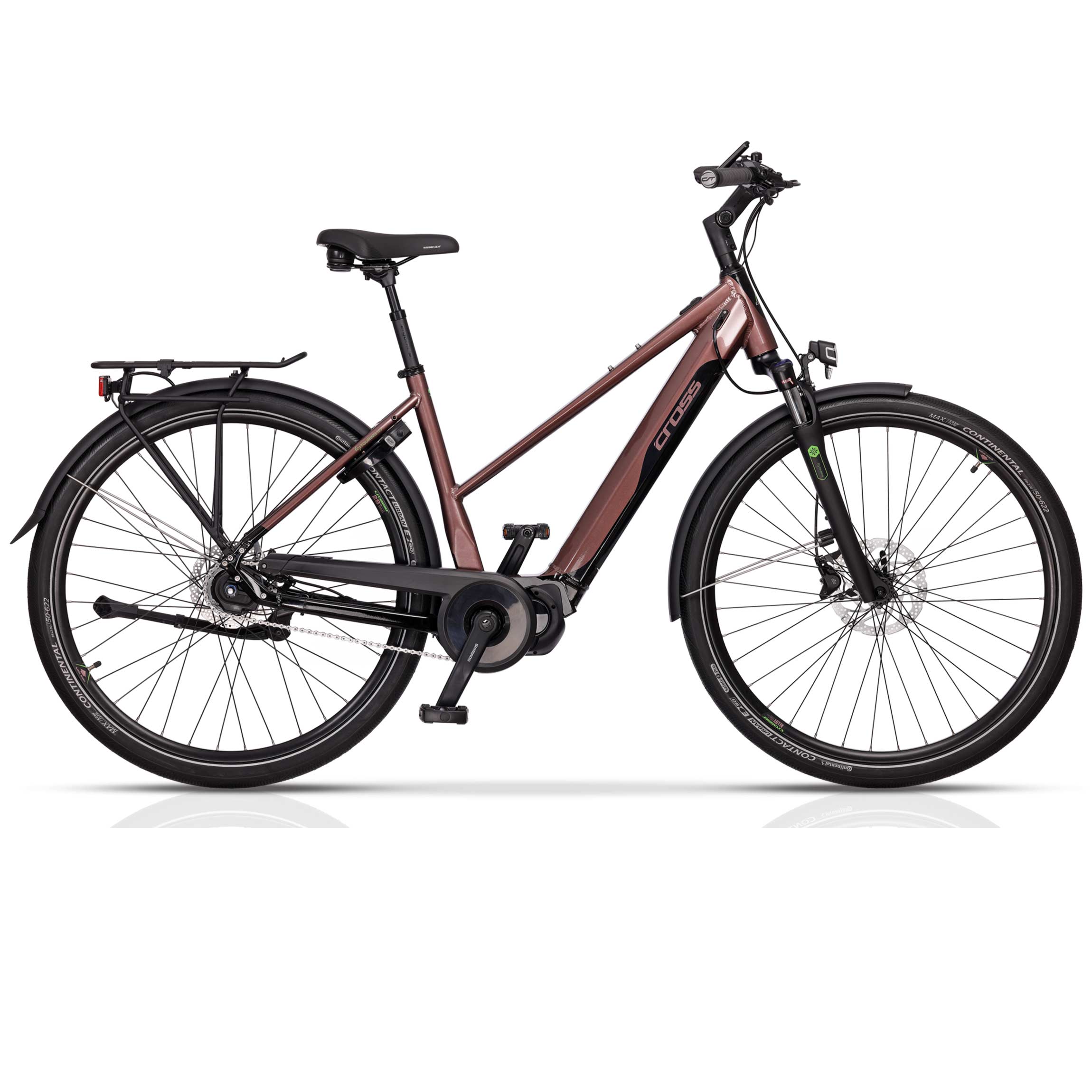 28 Zoll Damen E-Bike CITY Fahrrad e-TOURING 11.7 City Bike SHIMANO STEPS E 6100 504 Wh 5 x GANG SHIMANO NEXUS INTER 5
