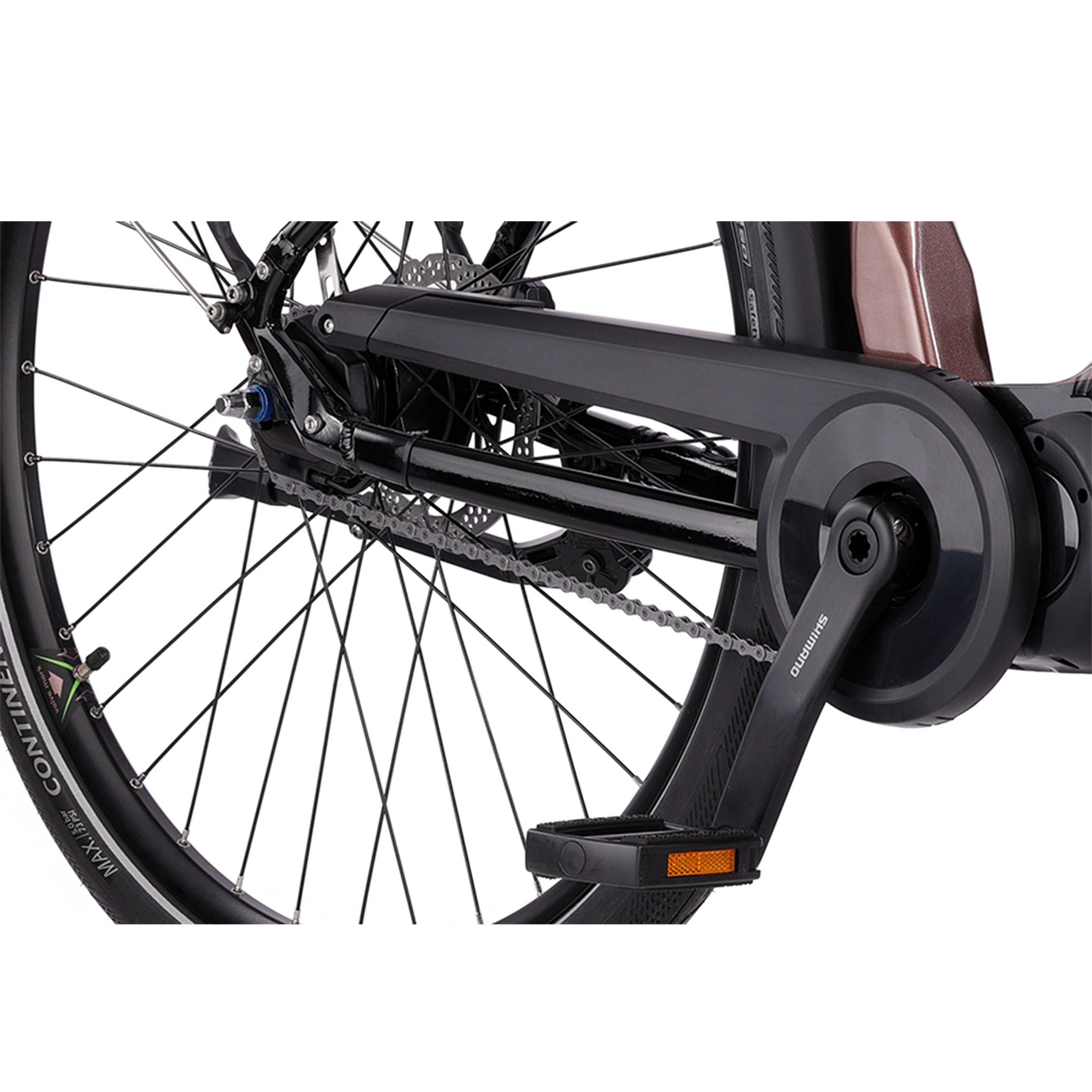 28 Zoll Damen E-Bike CITY Fahrrad e-TOURING 11.7 City Bike SHIMANO STEPS E 6100 504 Wh 5 x GANG SHIMANO NEXUS INTER 5