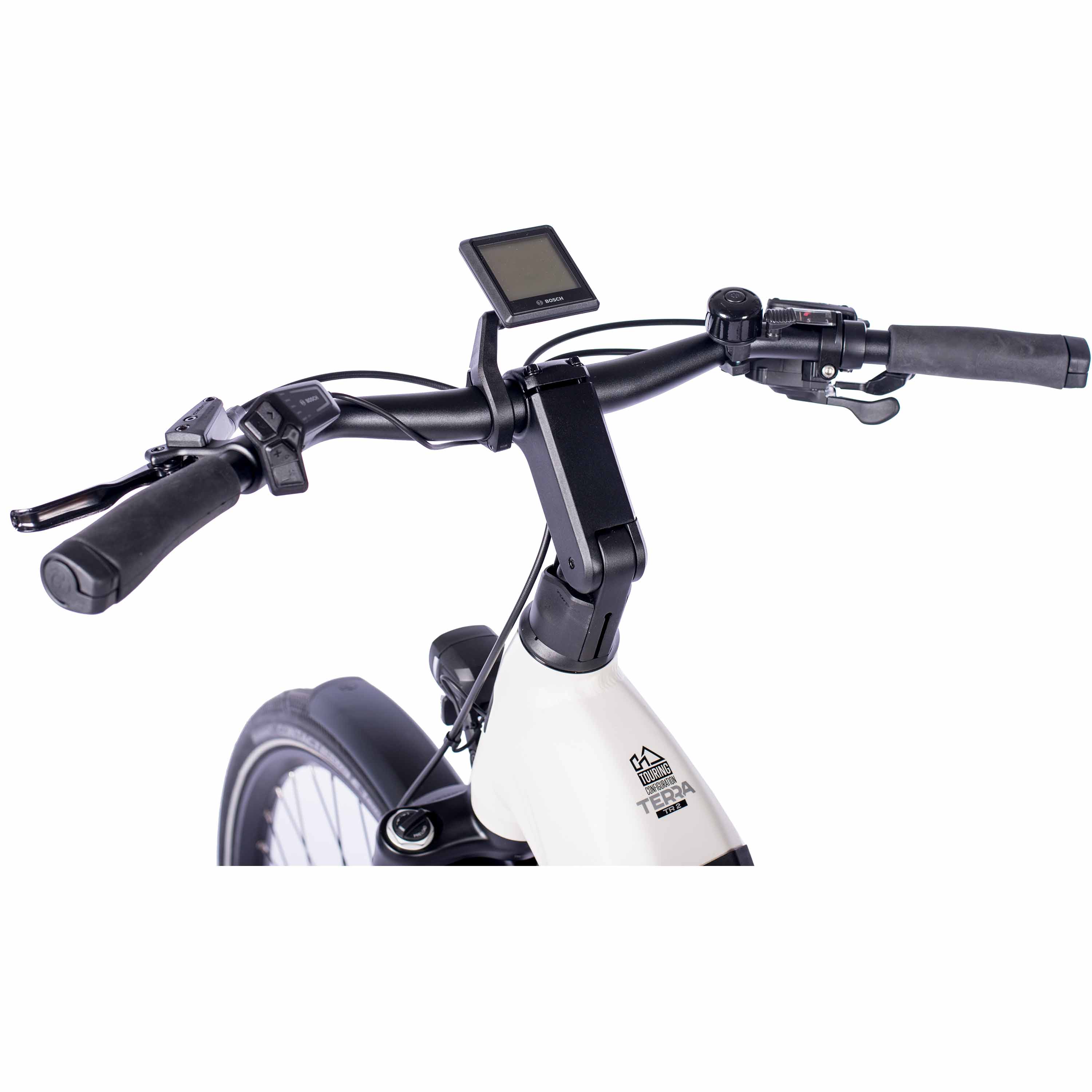 28" Damen E-Bike Trekking Fahrrad LS Wave TERRA TR2 BOSCH Performance Line PX Smart System POWERTUBE 600 Wh 10 x Gang SHIMANO DEORE RD-M5130 SGS Weiß