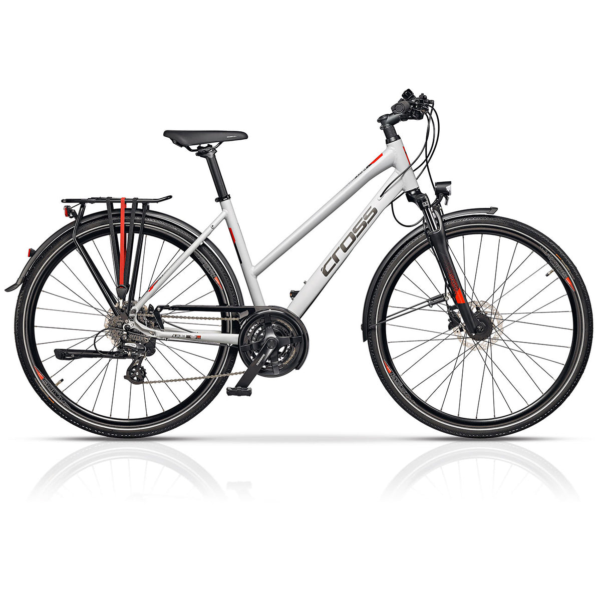 aluminium trekkingrad 28 Zoll Damen Trekking Fahrrad Trekkingrad AMBER TREKK 24 x Gang Shimano Altus RD-M310 SGS Weiß Damenrad Trekkingrad City Bike Rahmenhöhe 48 52 56 60 cm M L XL günstig kaufen