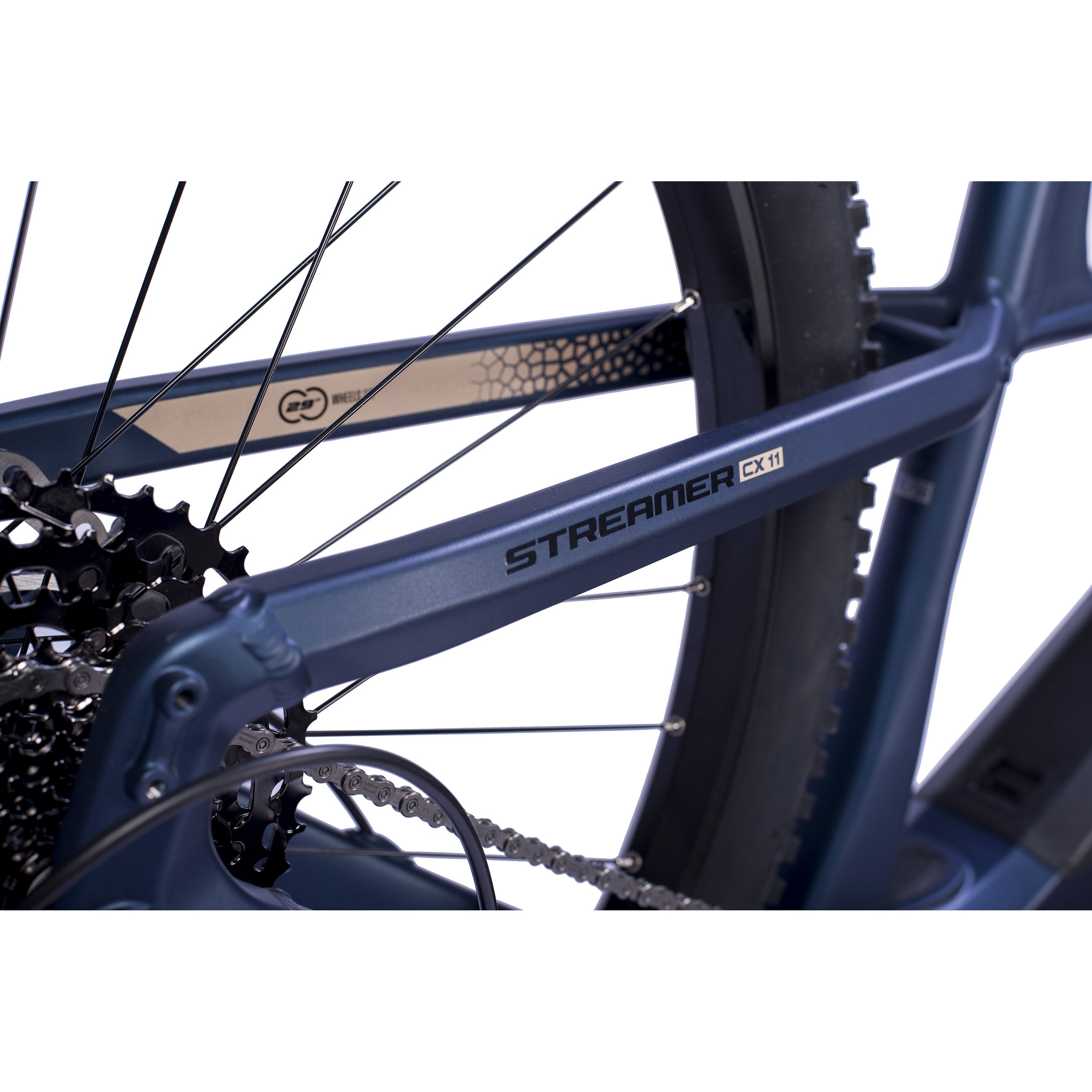 29" Men's E-MTB STREAMER CX11 BOSCH PERFORMANCE LINE CX (GEN 5) Smart System POWERTUBE 600Wh 11 x GANG SHIMANO XT RD-M8310 Blue 