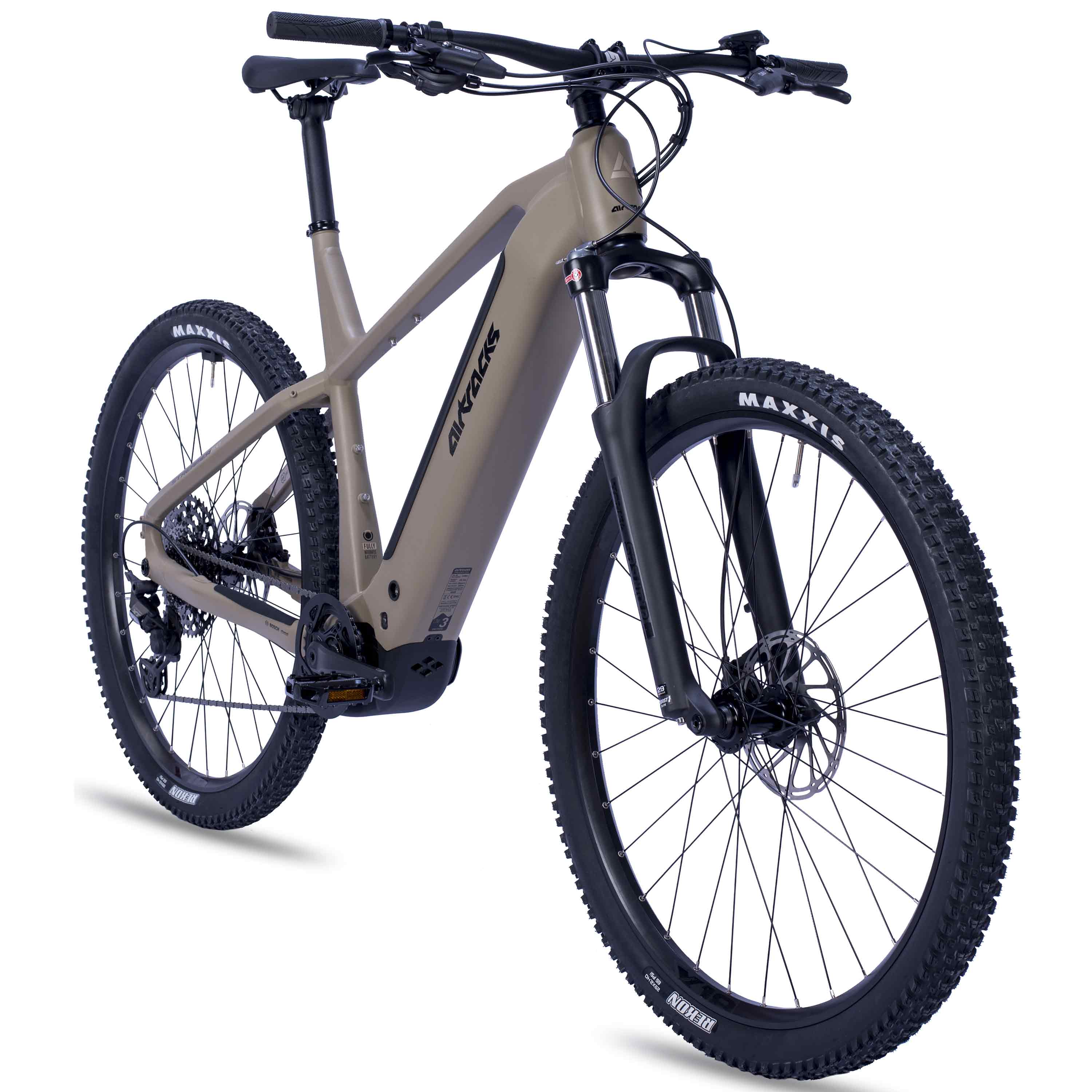 29" Herren E-MTB STREAMER CX11 BOSCH PERFORMANCE LINE CX GEN 5 Smart System POWERTUBE 600 Wh 11 x GANG SHIMANO XT RD-M8310 Beige