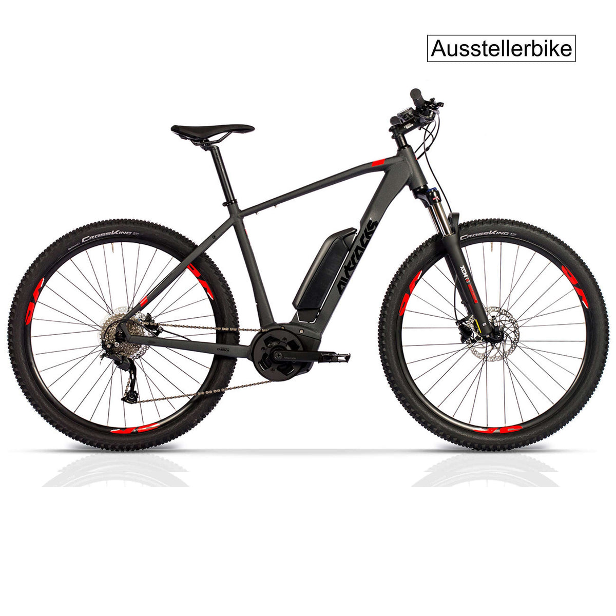 powerpac mountainbike test 29" Men's E-Bike MTB Mountain Bike QUANTUM BOSCH Performance Line 500Wh  9-Speed SHIMANO ALIVIO