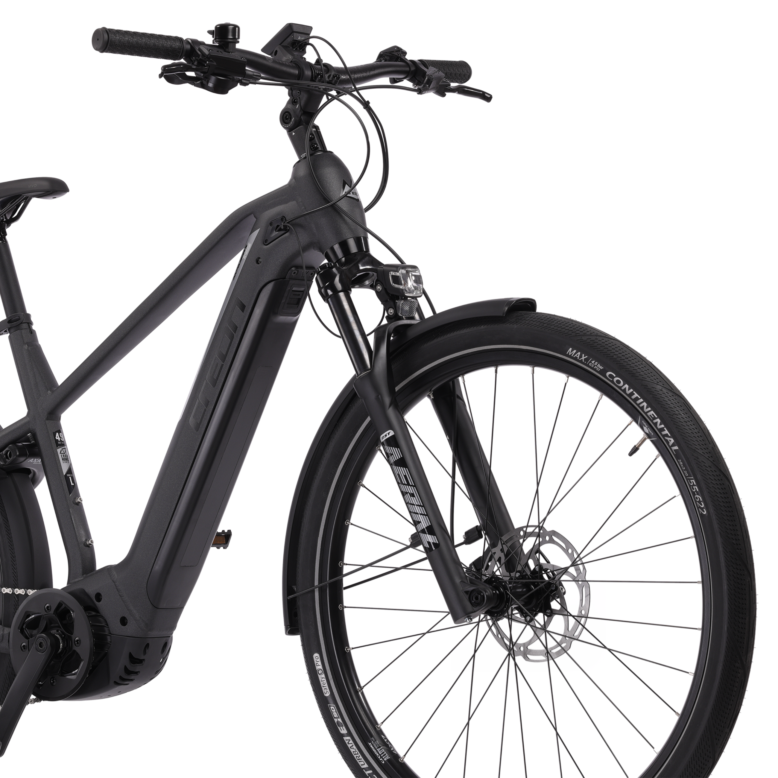 28 " E-Bike Hombre Bicicleta Eléctrica Trekking MAVERIX TR5, BOSCH Performance Line CX