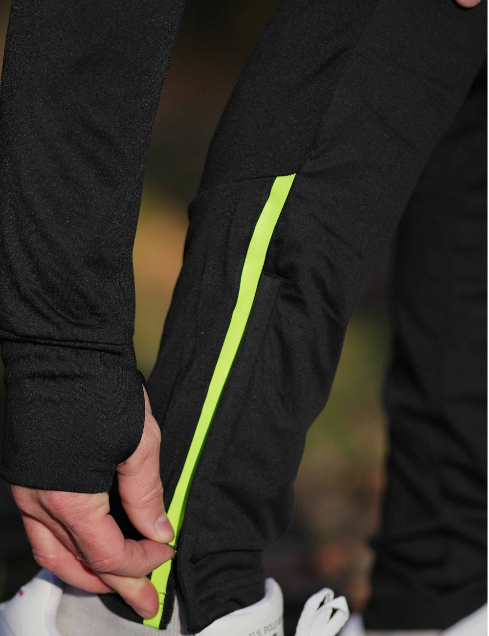 Men's winter fleece running set + running pants per line