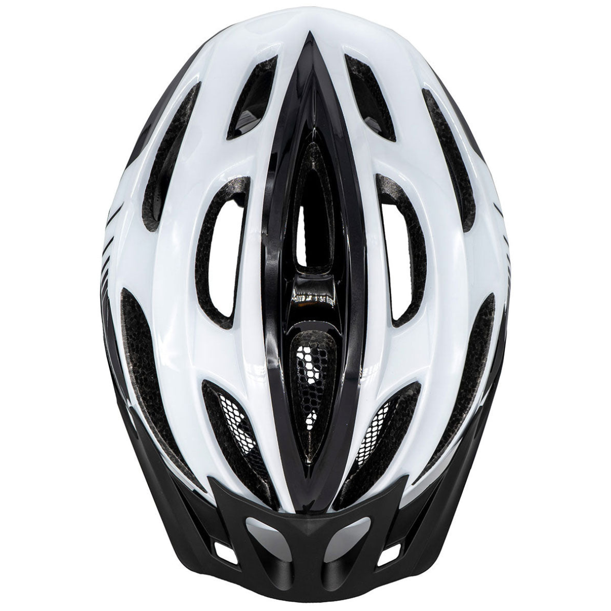 Casco da bicicletta Master RD-10 in bianco e nero e donne