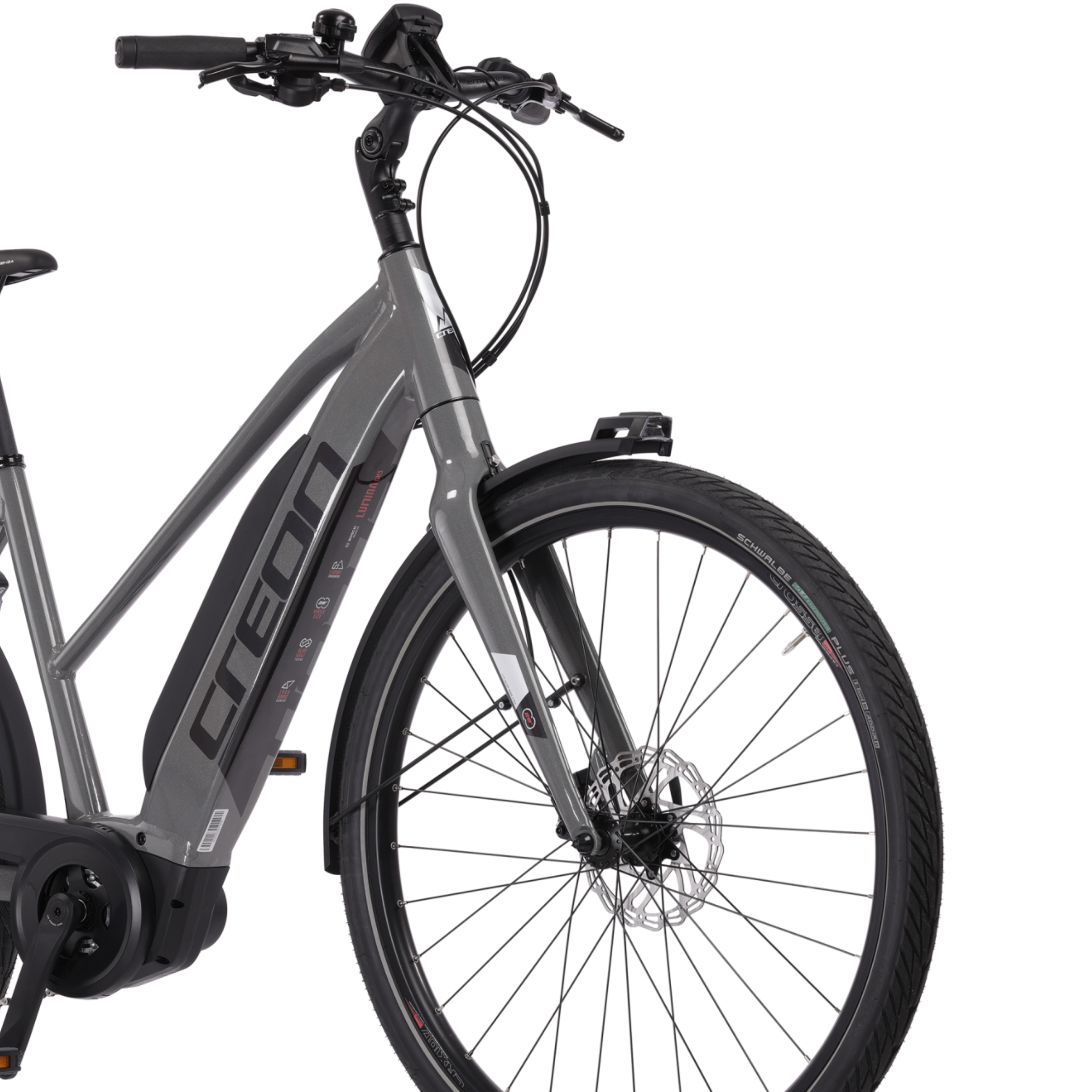 28 inch vrouwen e-bike trekking fiets lumina gx3 bosch actieve plus lijn gen3 500 wh 9s shimano alivio