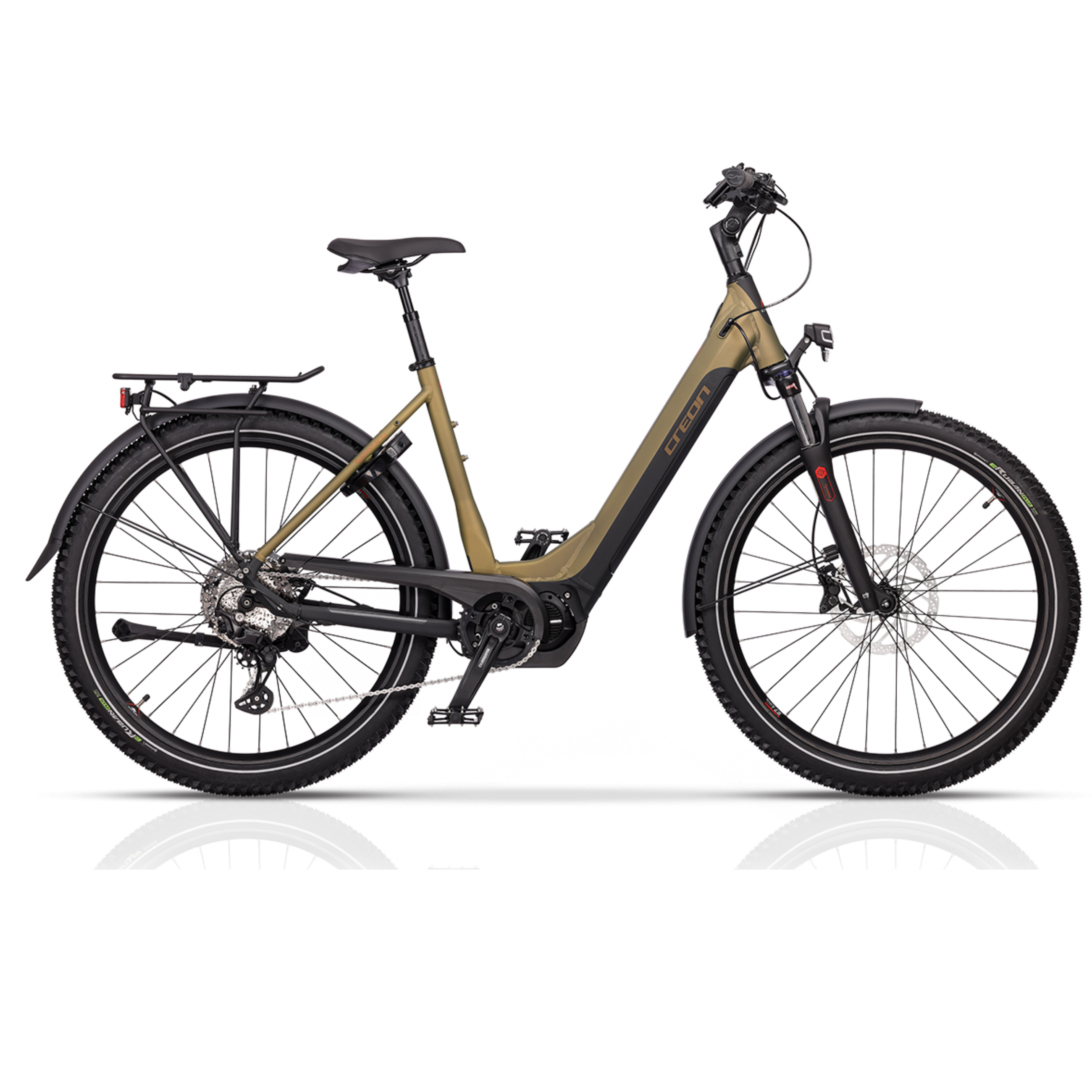 Biciclette da trekking da trekking da 28 pollici in bicicletta e-bike eADventure 12,5 Bike City Shimano Passi E 7000 630 Wh 10S Shimano Deore RD-M5130 SGS