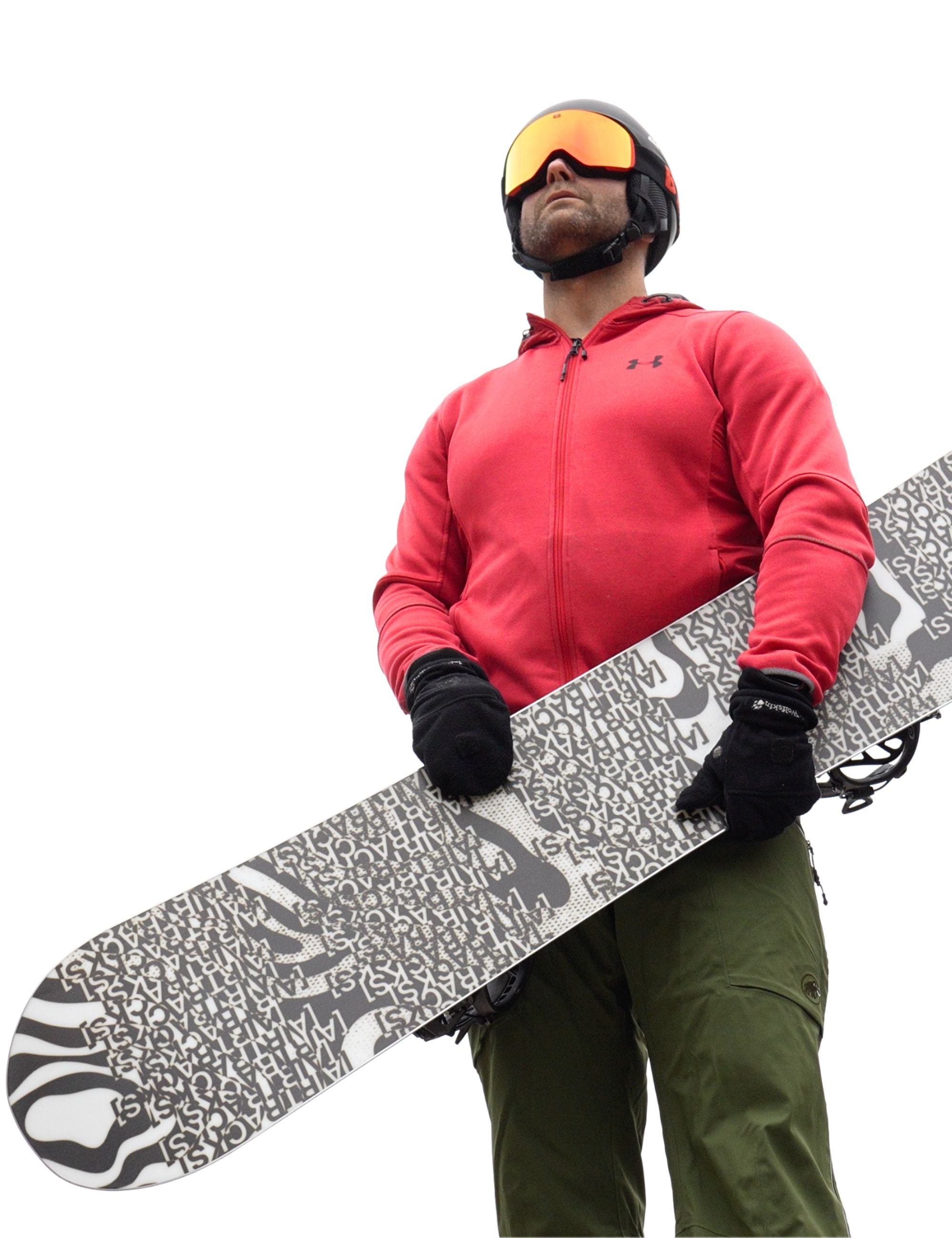 Hombres Snowboard Leer mi mente rockera híbrida de ancho