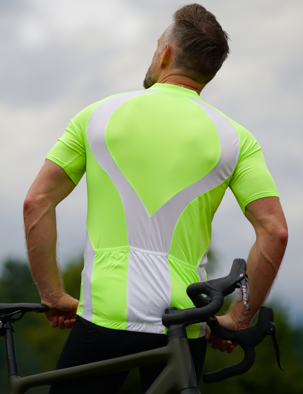 Jersey de bicicleta masculina Conjunto de bicicletas en bicicleta Corto equipo de brazo + pantalones de transporte Short Pro