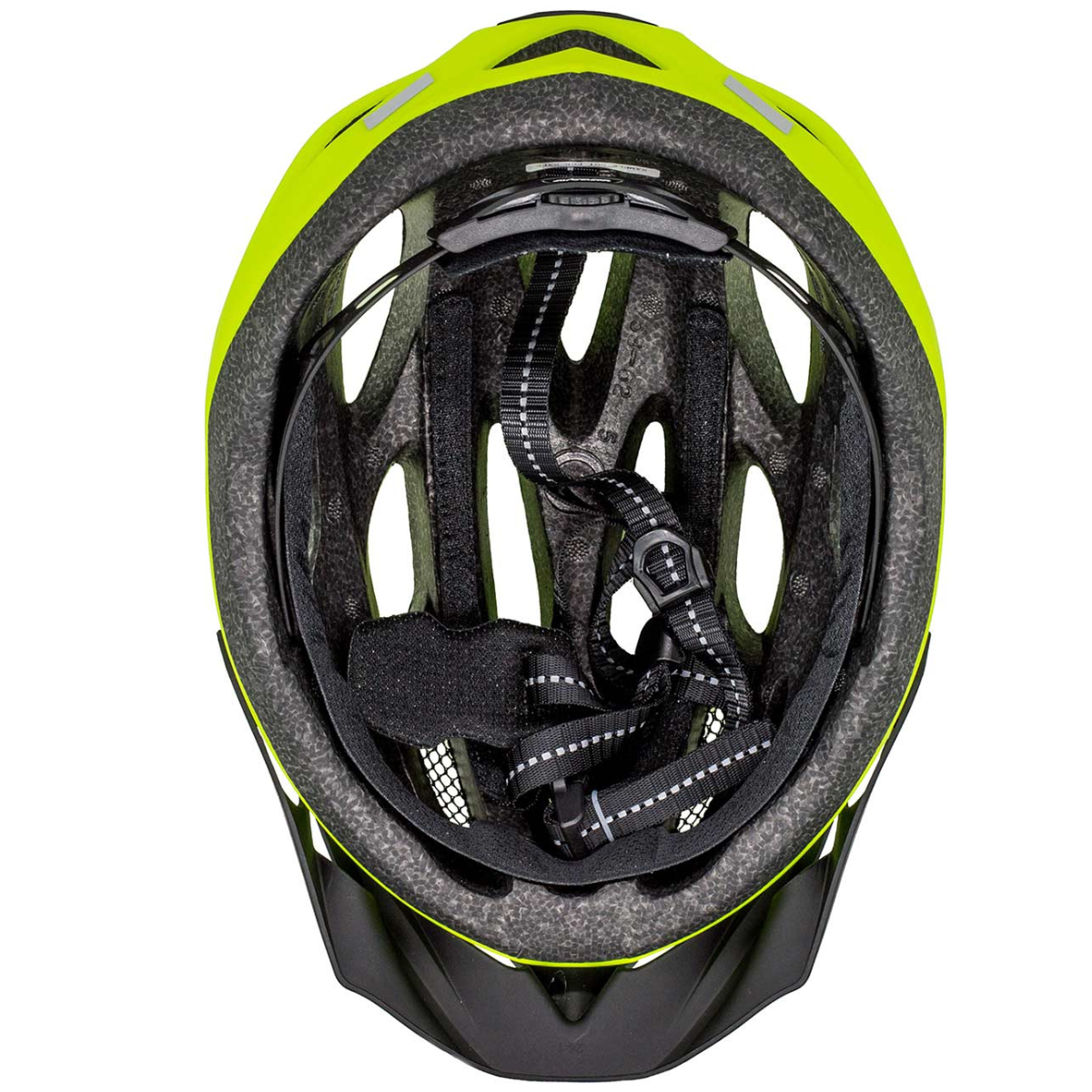 Casco in bicicletta Savage KJ -201 Green Neon Matt - Uomini e donne