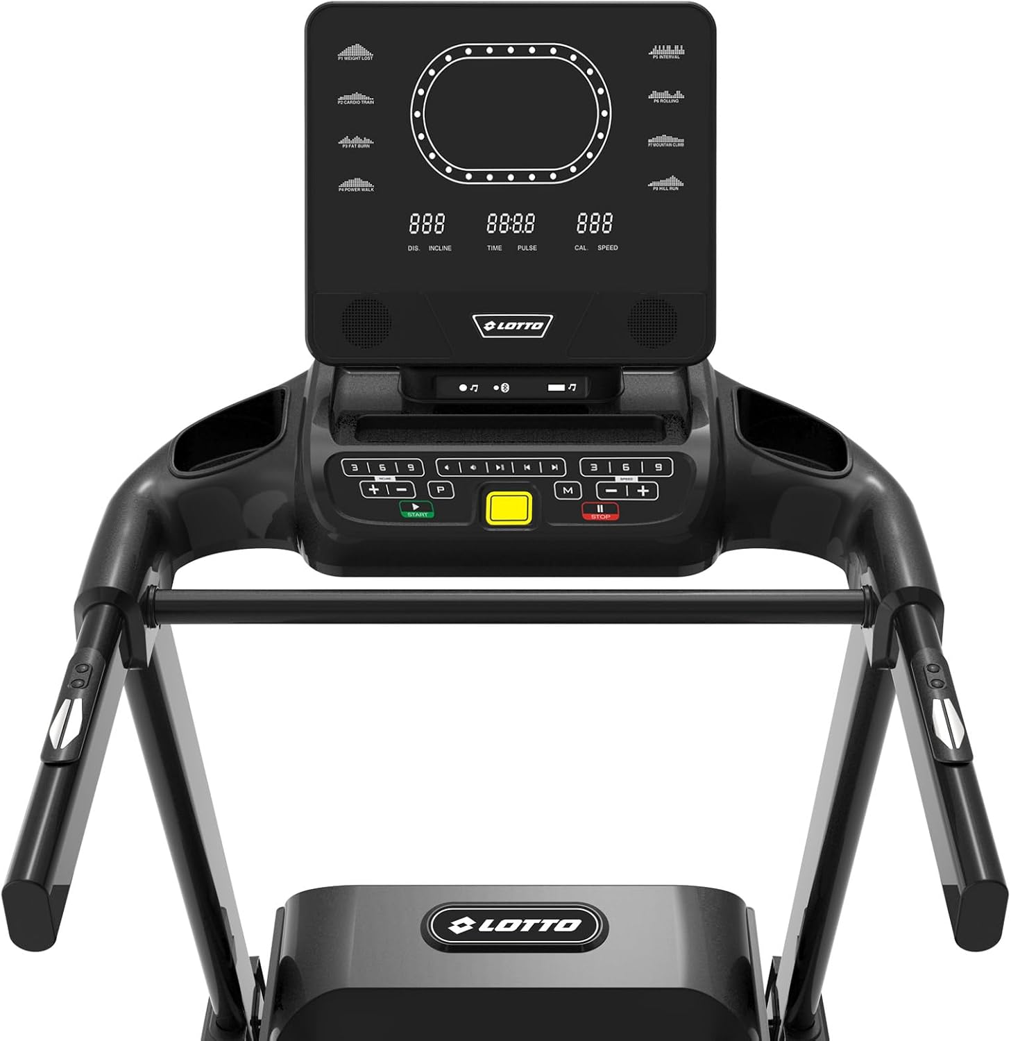 Lotto Forza cinta de correr plegable de hasta 120 kg Bluetooth 1-18 km/h 140x48 cm