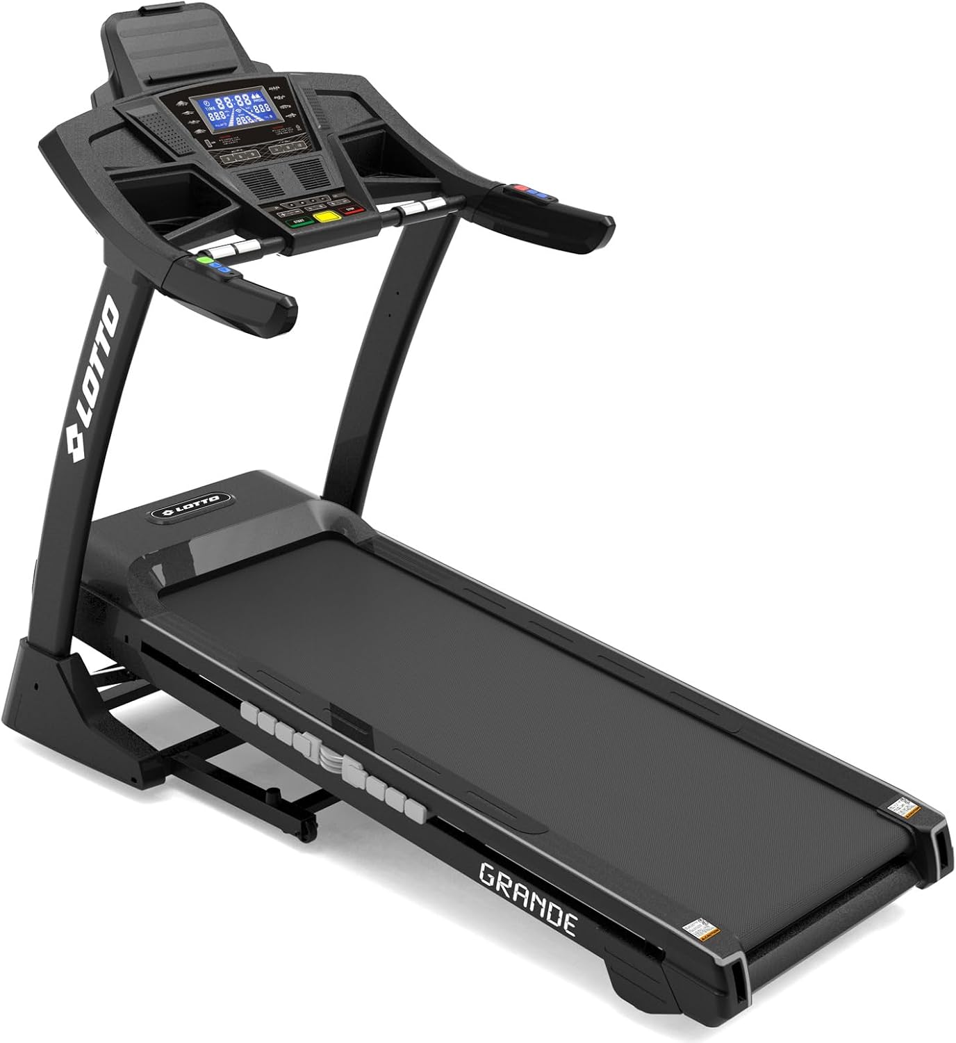 Lotto Grande cinta de correr plegable de hasta 120 kg Bluetooth 1-20 km/h 150x51 cm