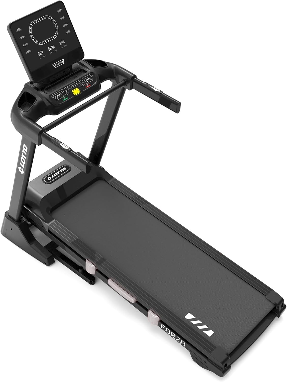 Lotto Forza cinta de correr plegable de hasta 120 kg Bluetooth 1-18 km/h 140x48 cm