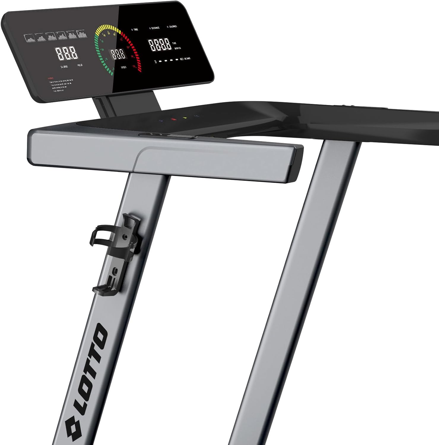 Lotto Genio cinta de correr plegable de hasta 100 kg Bluetooth 1-16 km/h 125x45 cm