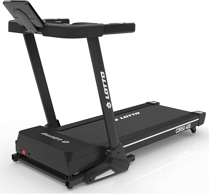 Lotto Corso 400 cinta de correr plegable eléctricamente hasta 120 kg Bluetooth 1-16 km/h